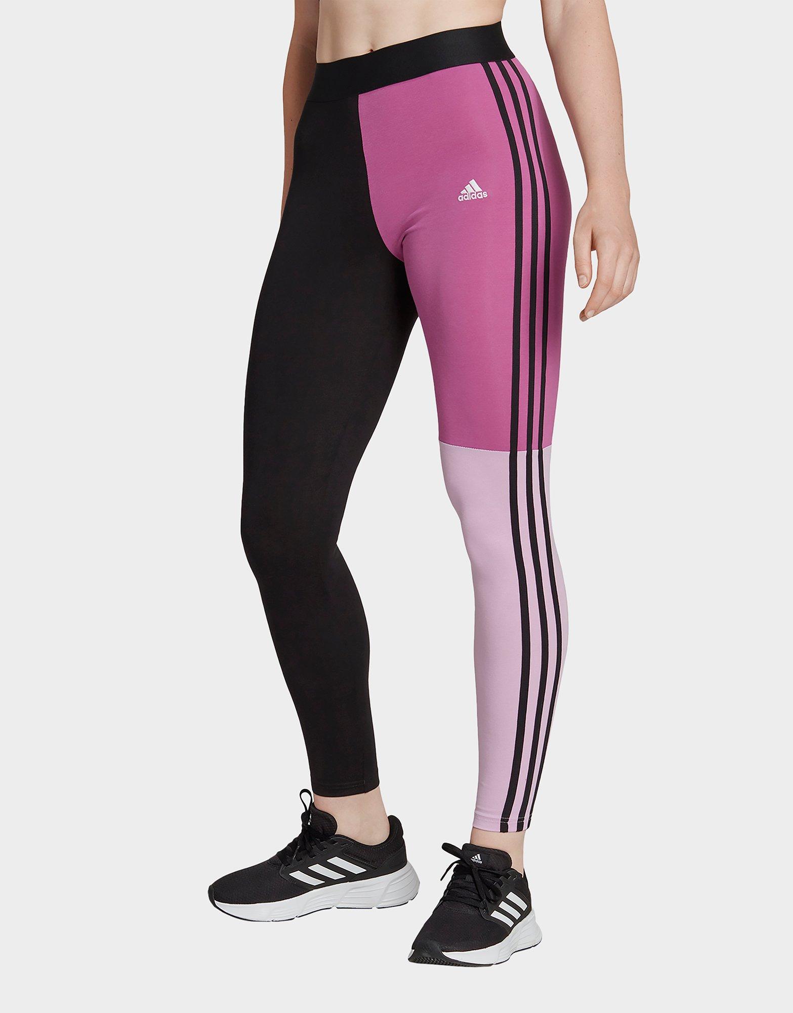 adidas essential 3 stripe tights