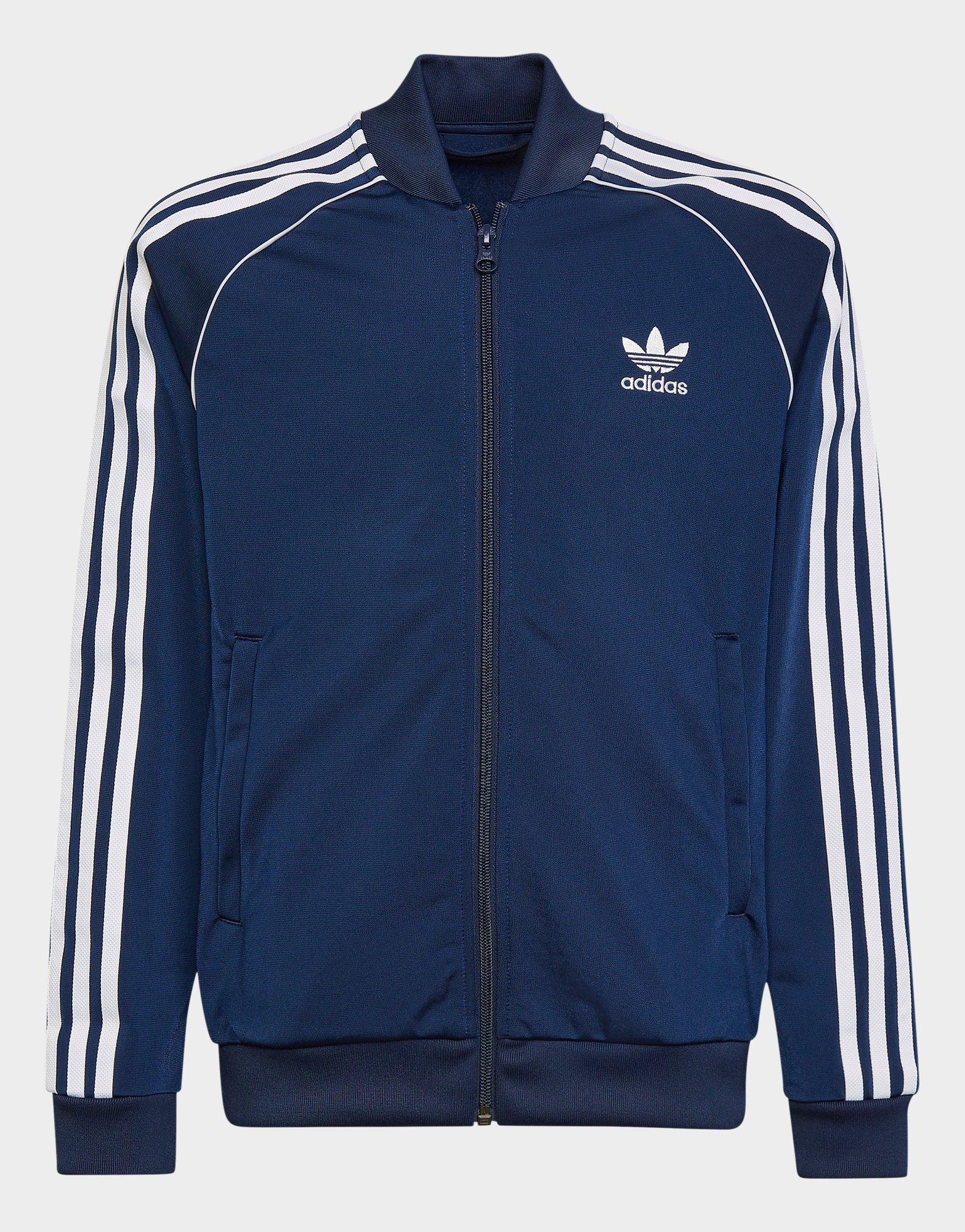 Blue adidas originals deals jacket