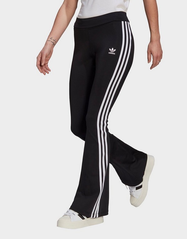 adidas 3-Stripes Flared Pants - Black, Kids' Lifestyle