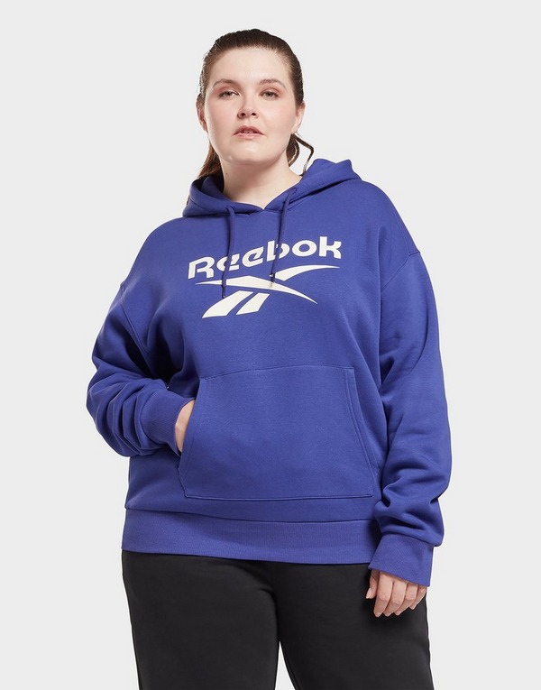 Reebok reebok identity logo fleece hoodie (plus size)