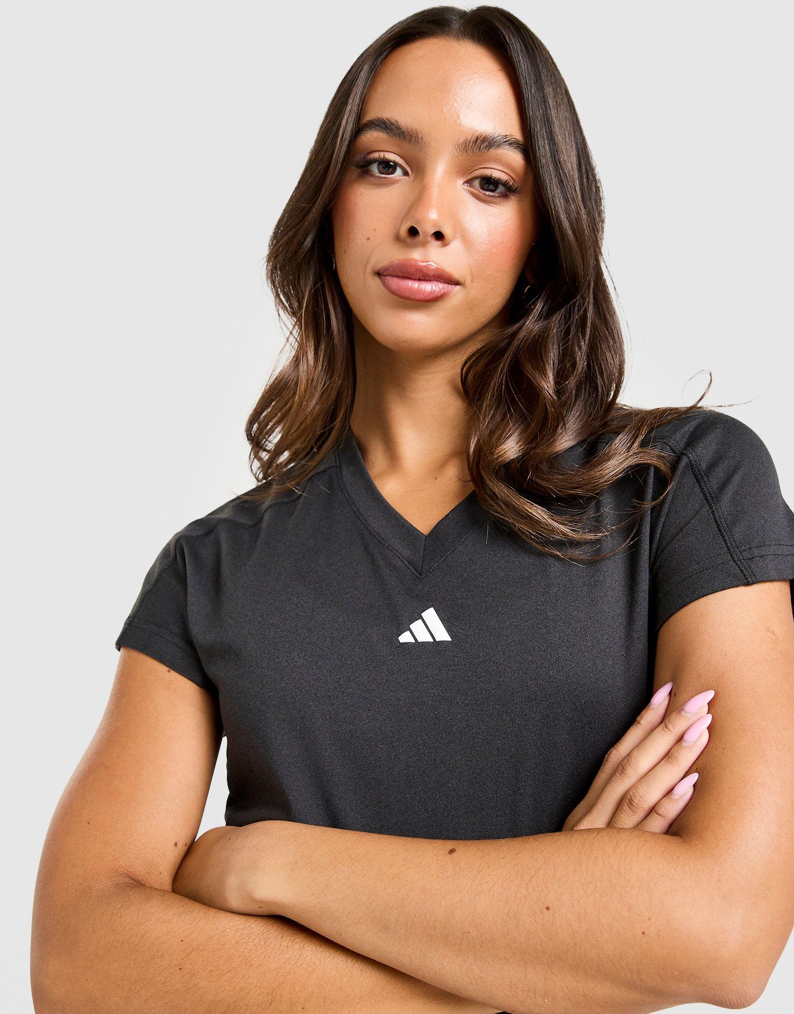 adidas AEROREADY Train Essentials Minimal Branding V-hals T-shirt