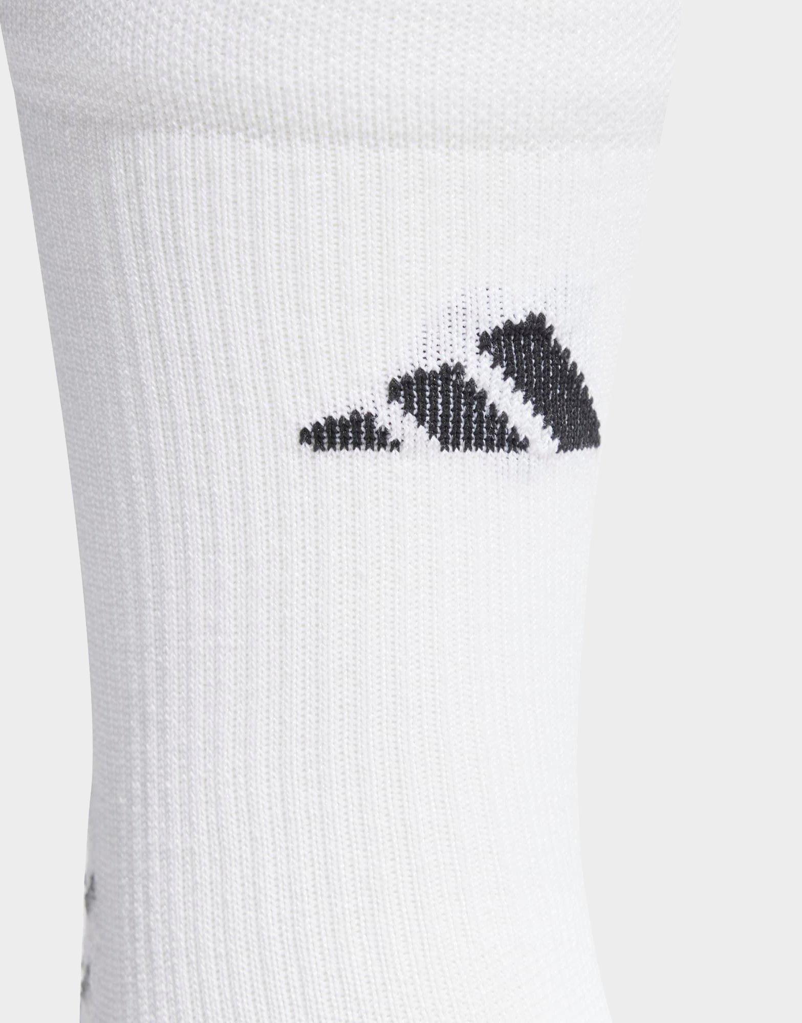 White adidas adidas Football GRIP Printed Cushioned Crew Performance Socks