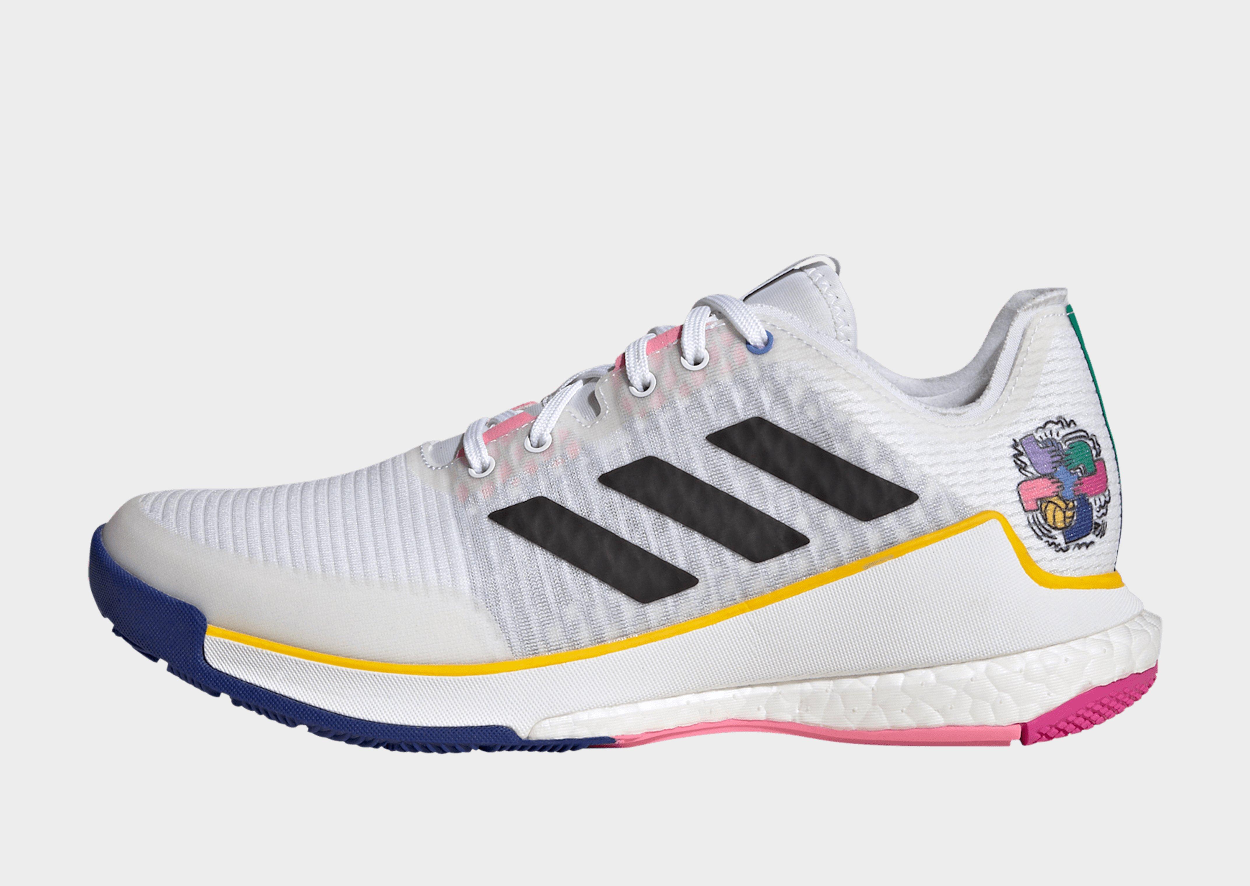 White adidas Crazyflight Shoes | JD Sports UK