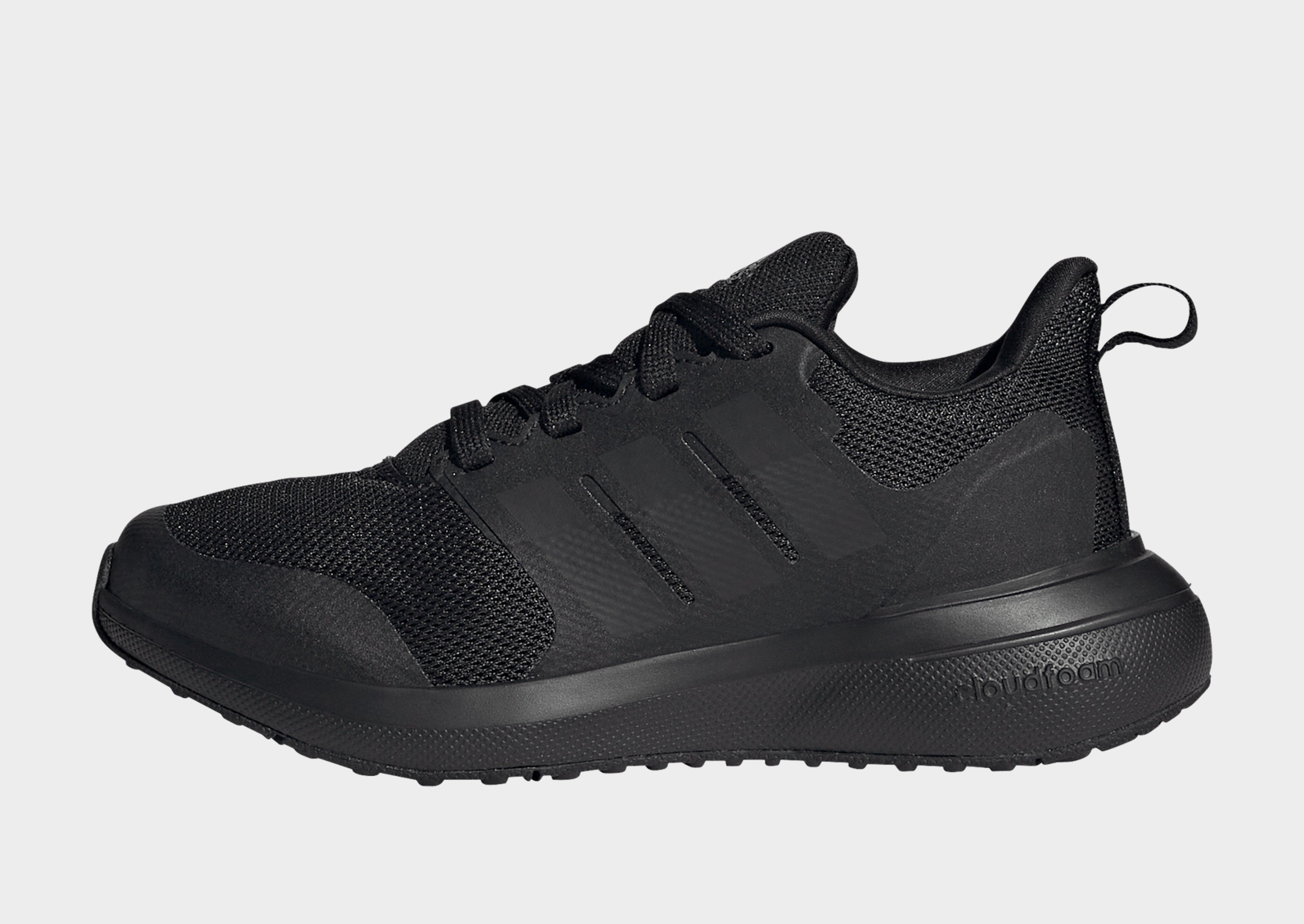 Black adidas FortaRun 2.0 Cloudfoam Lace Shoes JD Sports UK