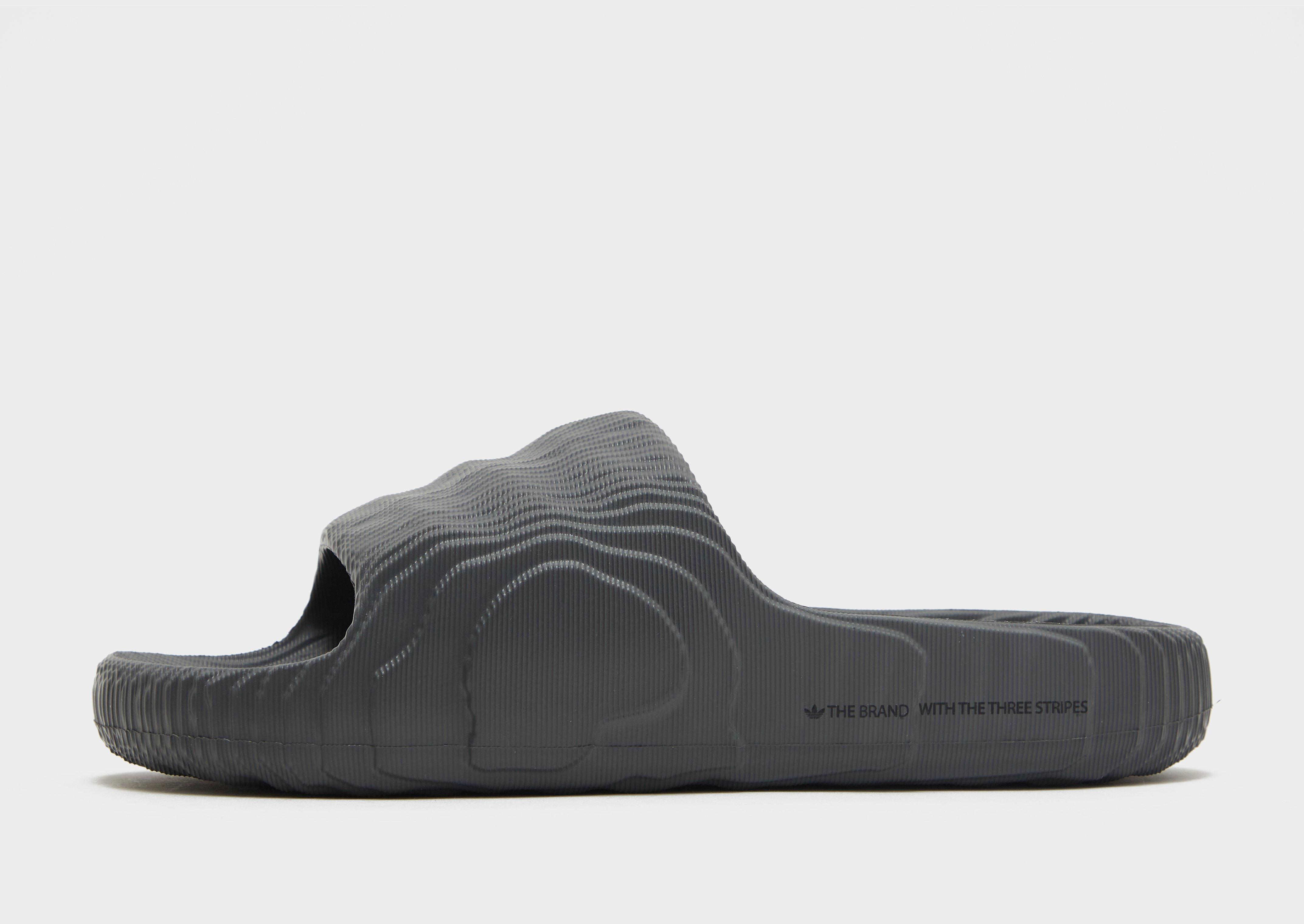 Adidas grey clearance slides