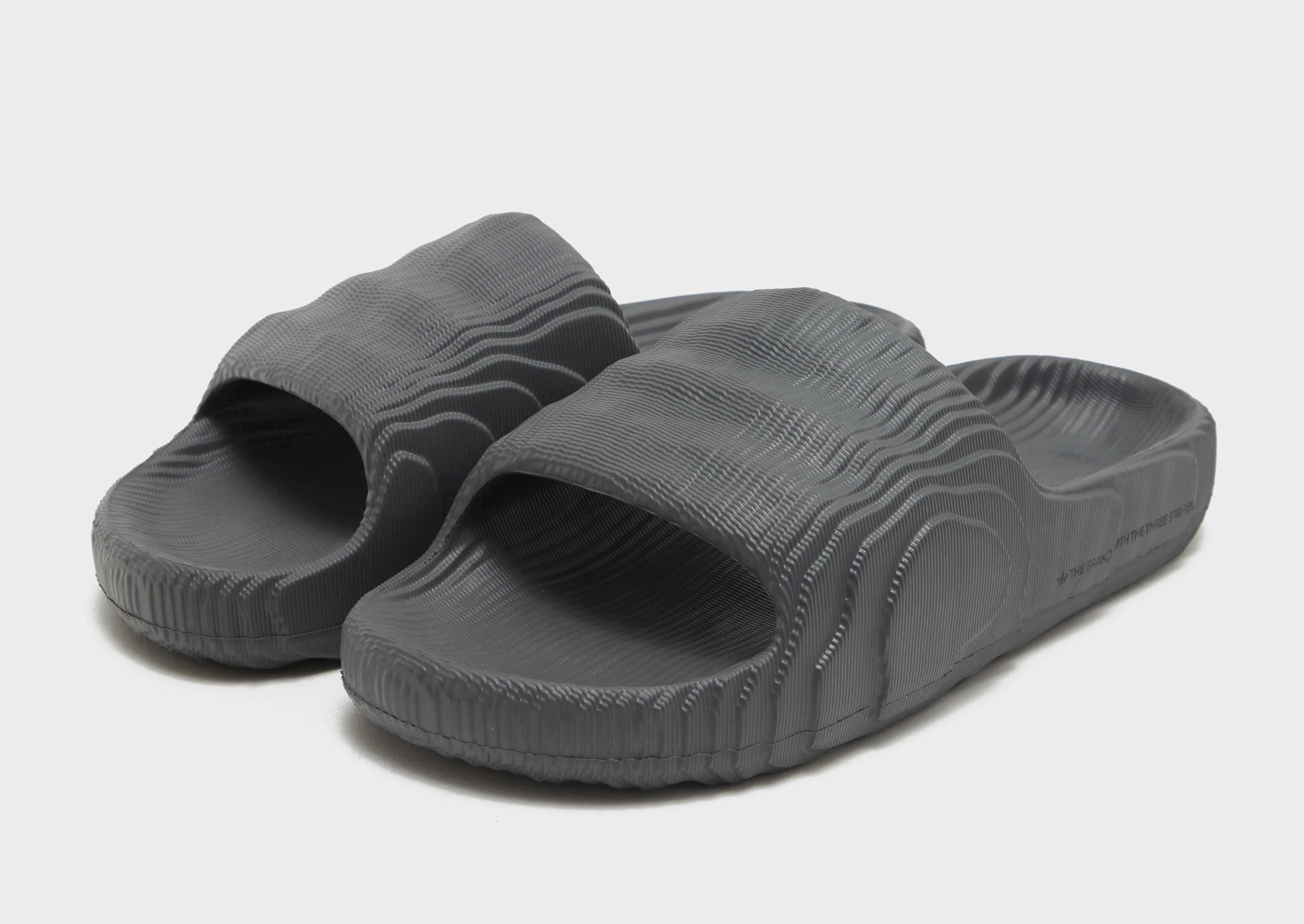 Adilette slides grey sale