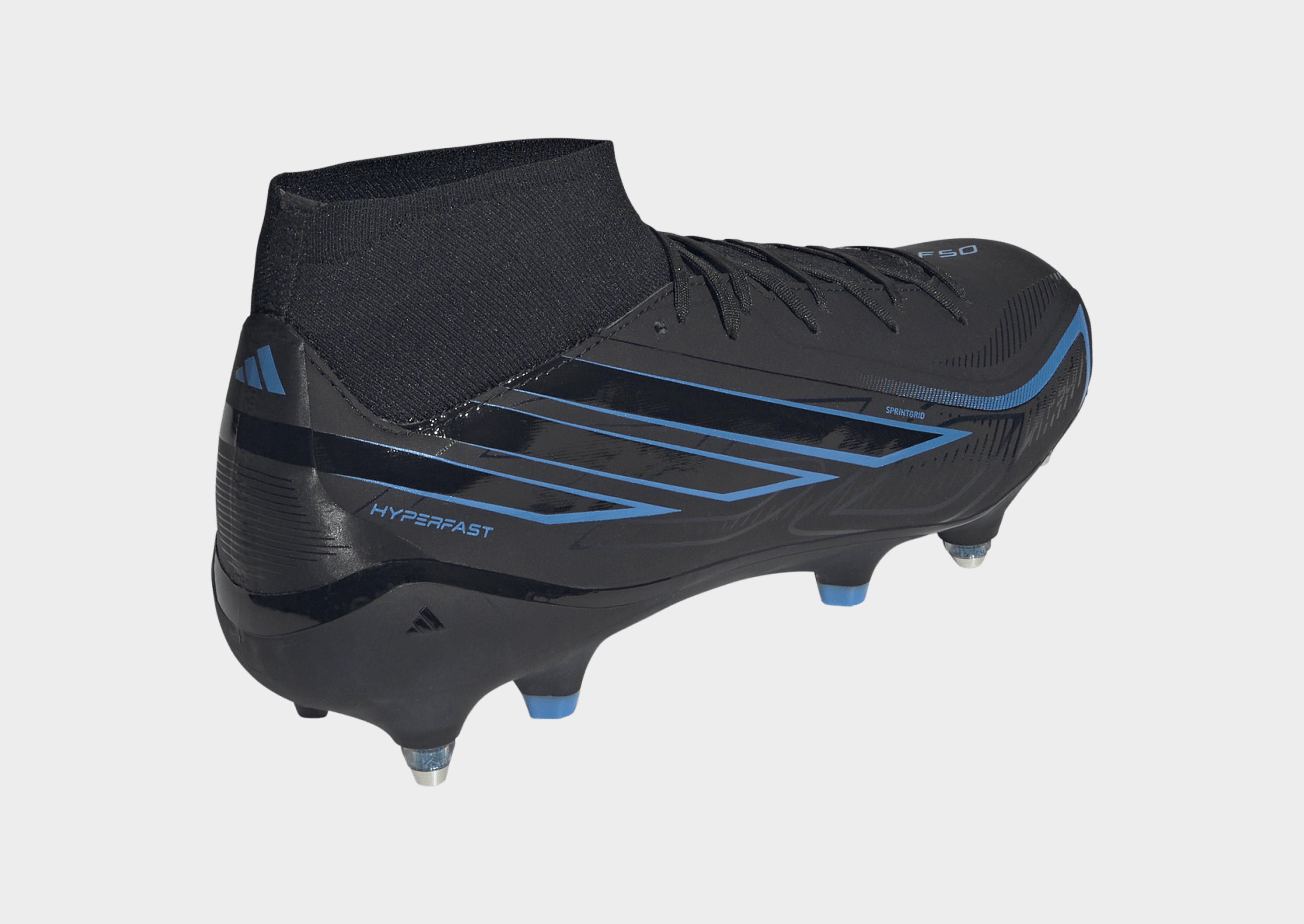 adidas F50 Hyperfast League Mid Fußballschuh, Tiefer Rasen