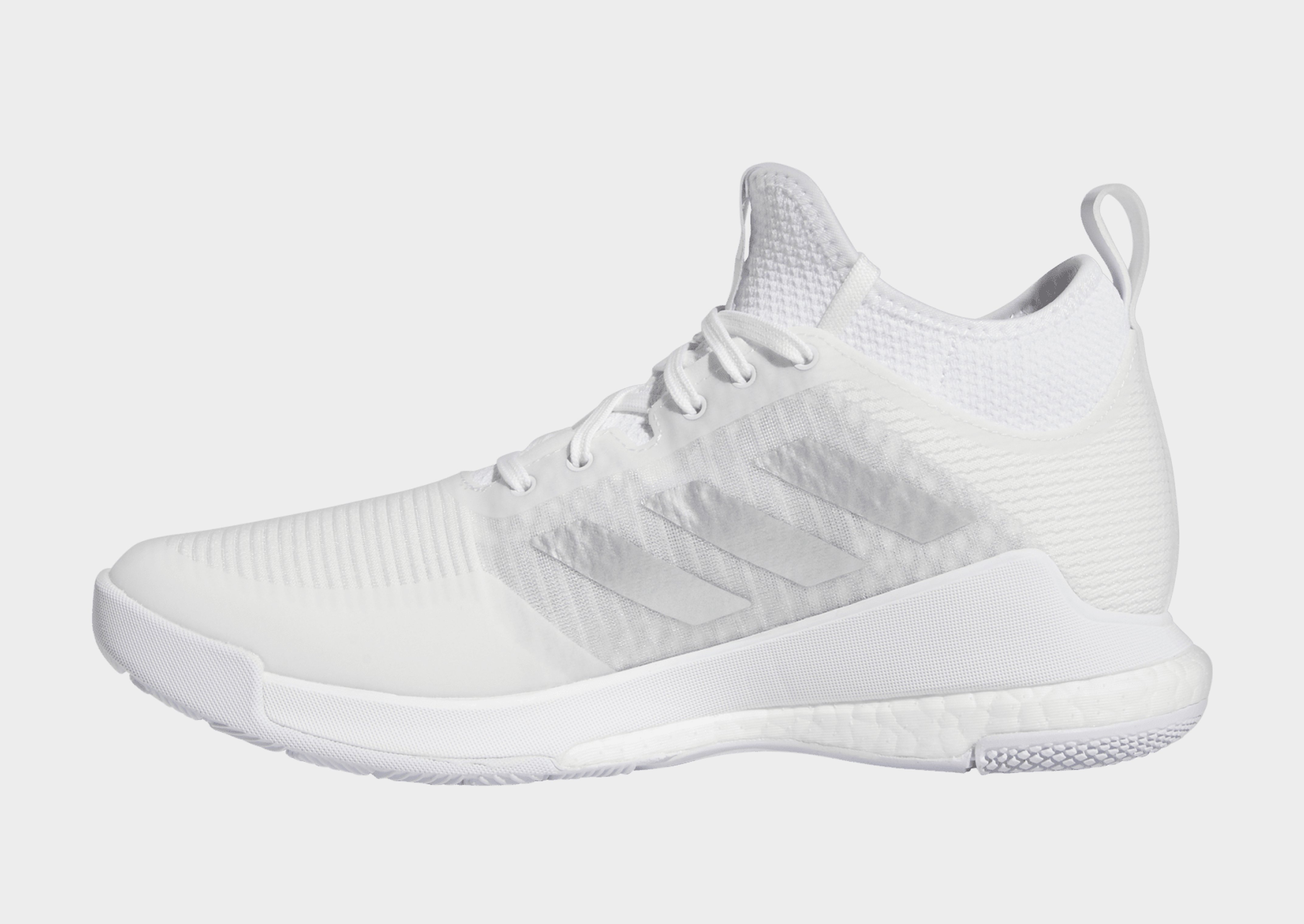 White adidas Crazyflight Mid Shoes | JD Sports UK