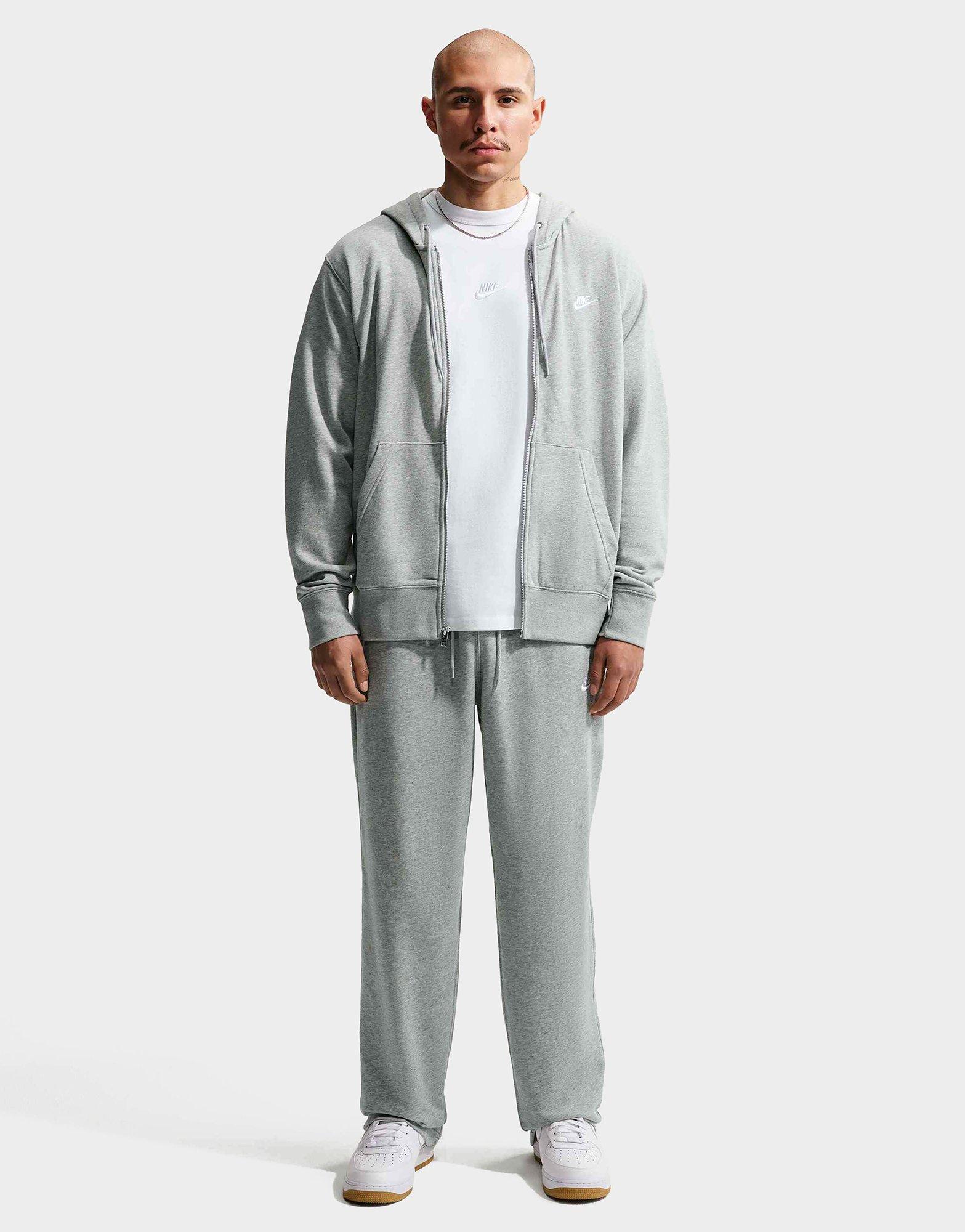 Nike Herenbroek van sweatstof met open zoom Club