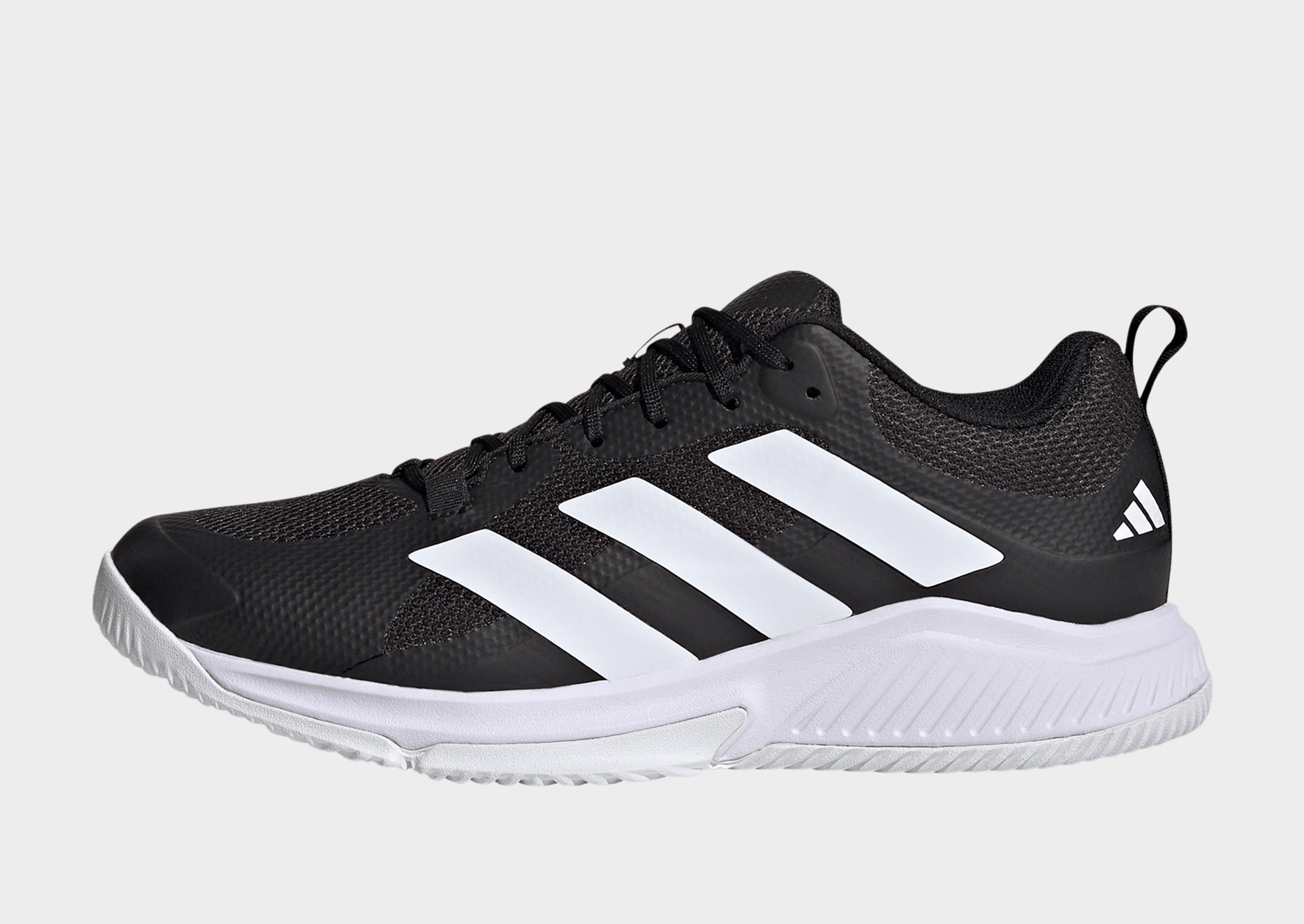 Mens black outlet adidas tennis shoes