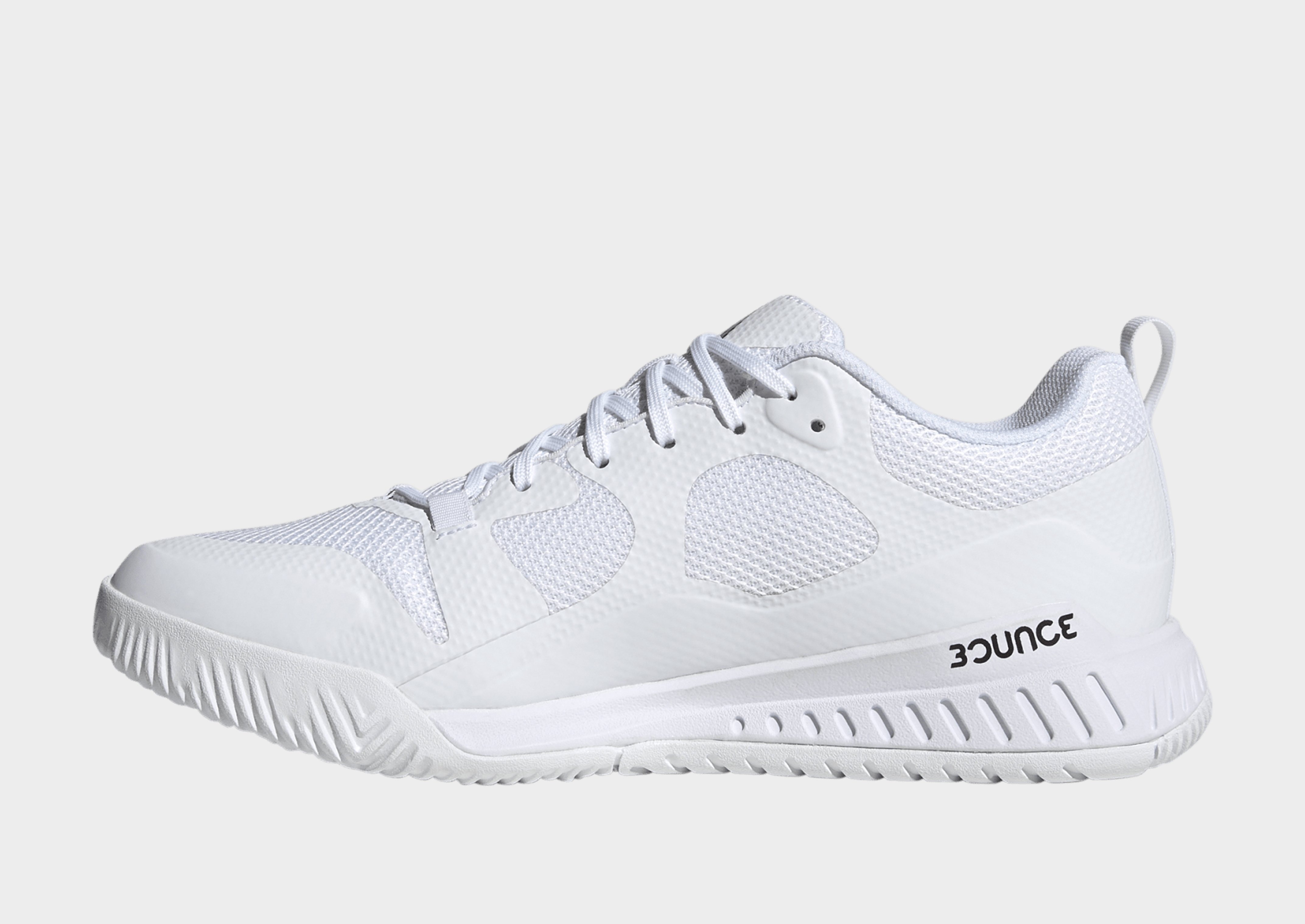 White adidas Court Team Bounce 2.0 Shoes JD Sports UK