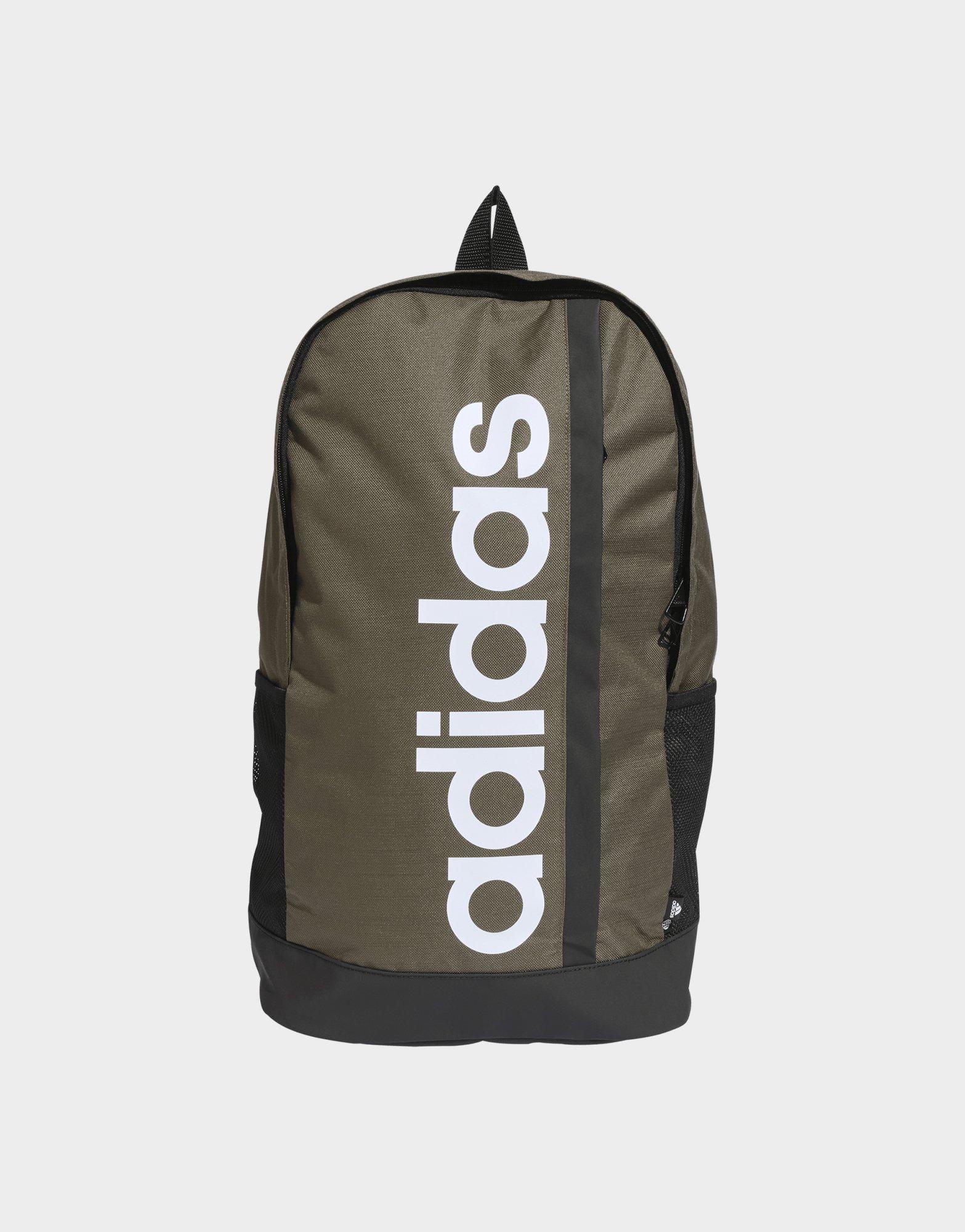 Green adidas Essentials Linear Backpack JD Sports UK
