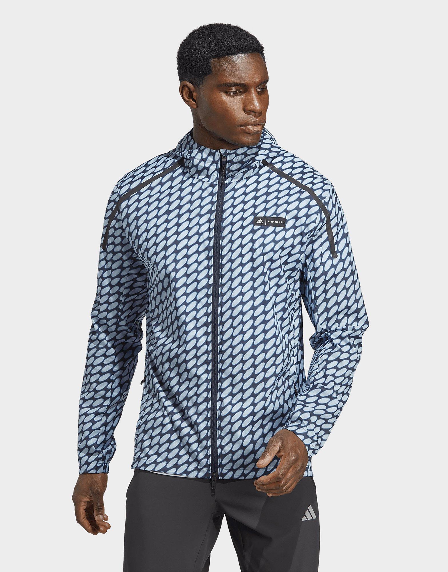 Blue adidas x Marimekko Marathon Jacket | JD Sports UK