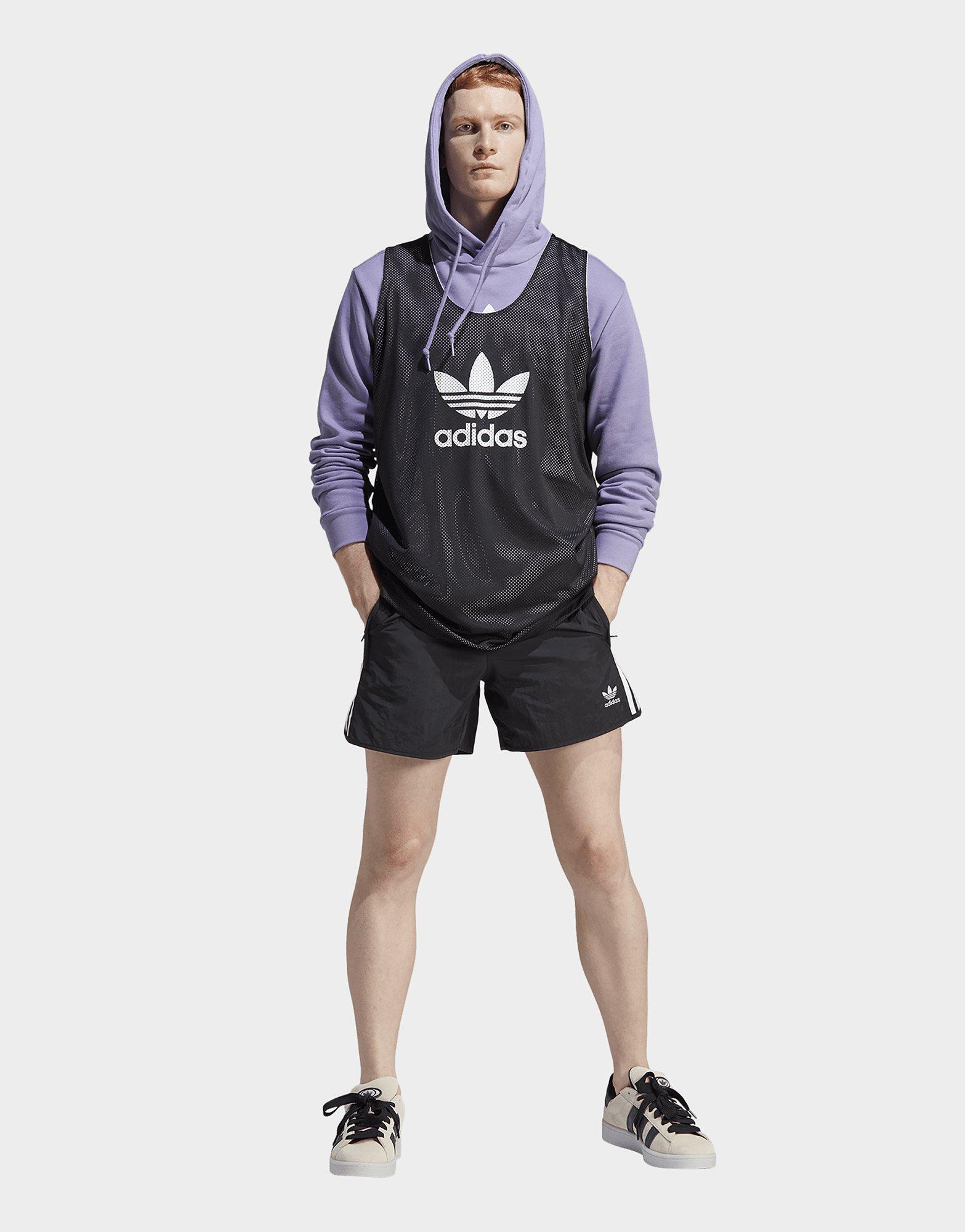 adidas blocked trefoil hoodie