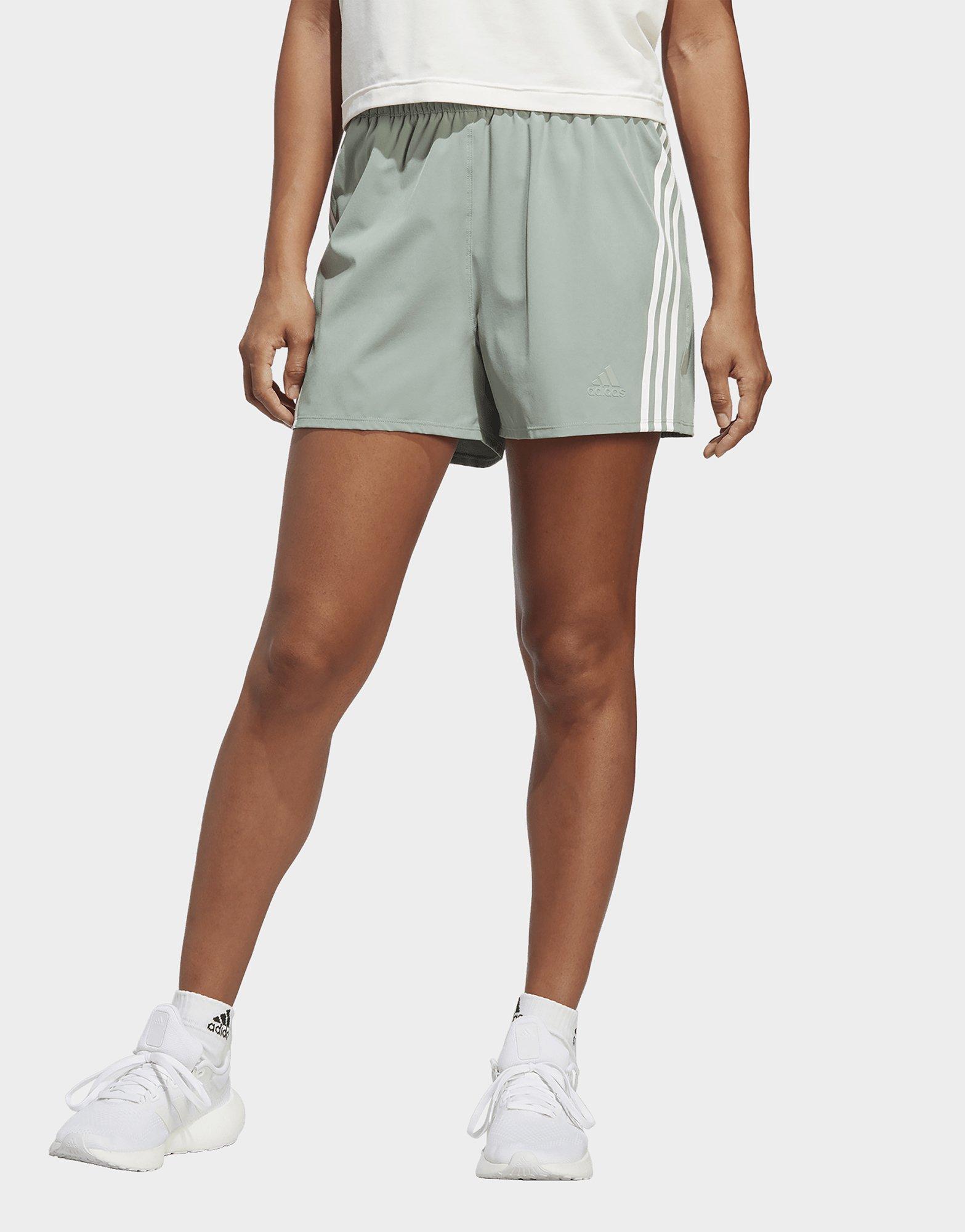 Adidas womens 3 outlet stripe shorts