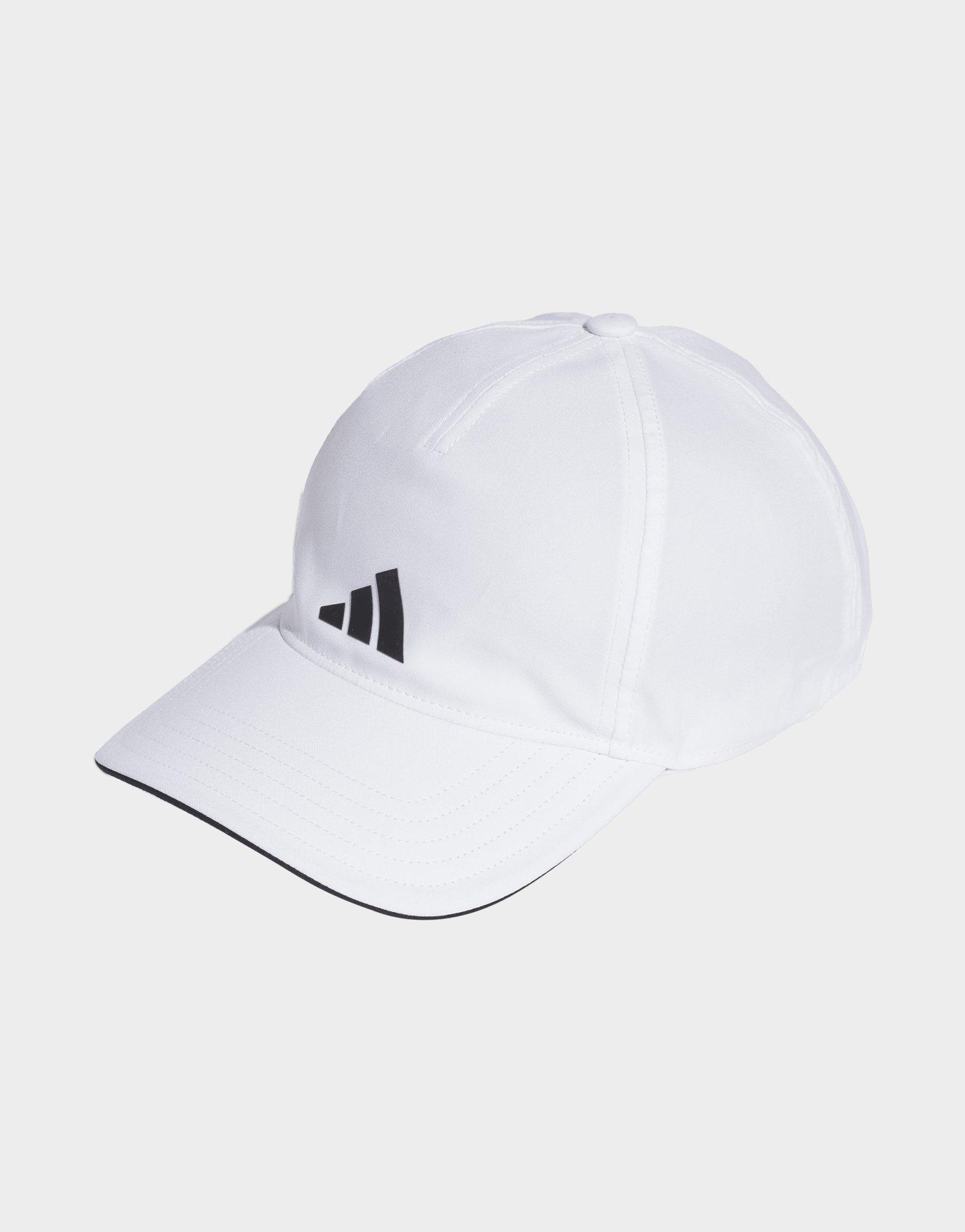 White adidas AEROREADY Training Running Baseball Cap JD Sports UK