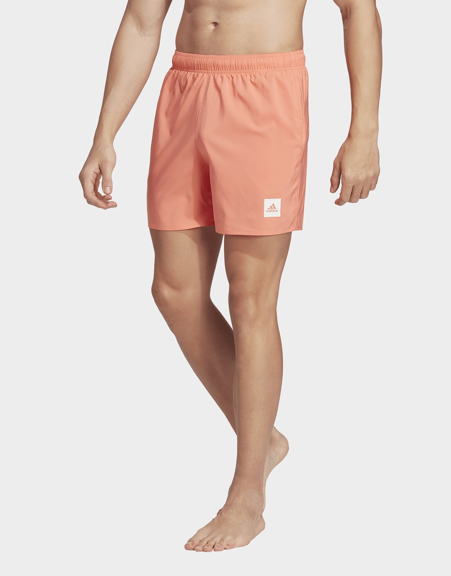 Orange adidas Short Length Solid Swim Shorts JD Sports UK