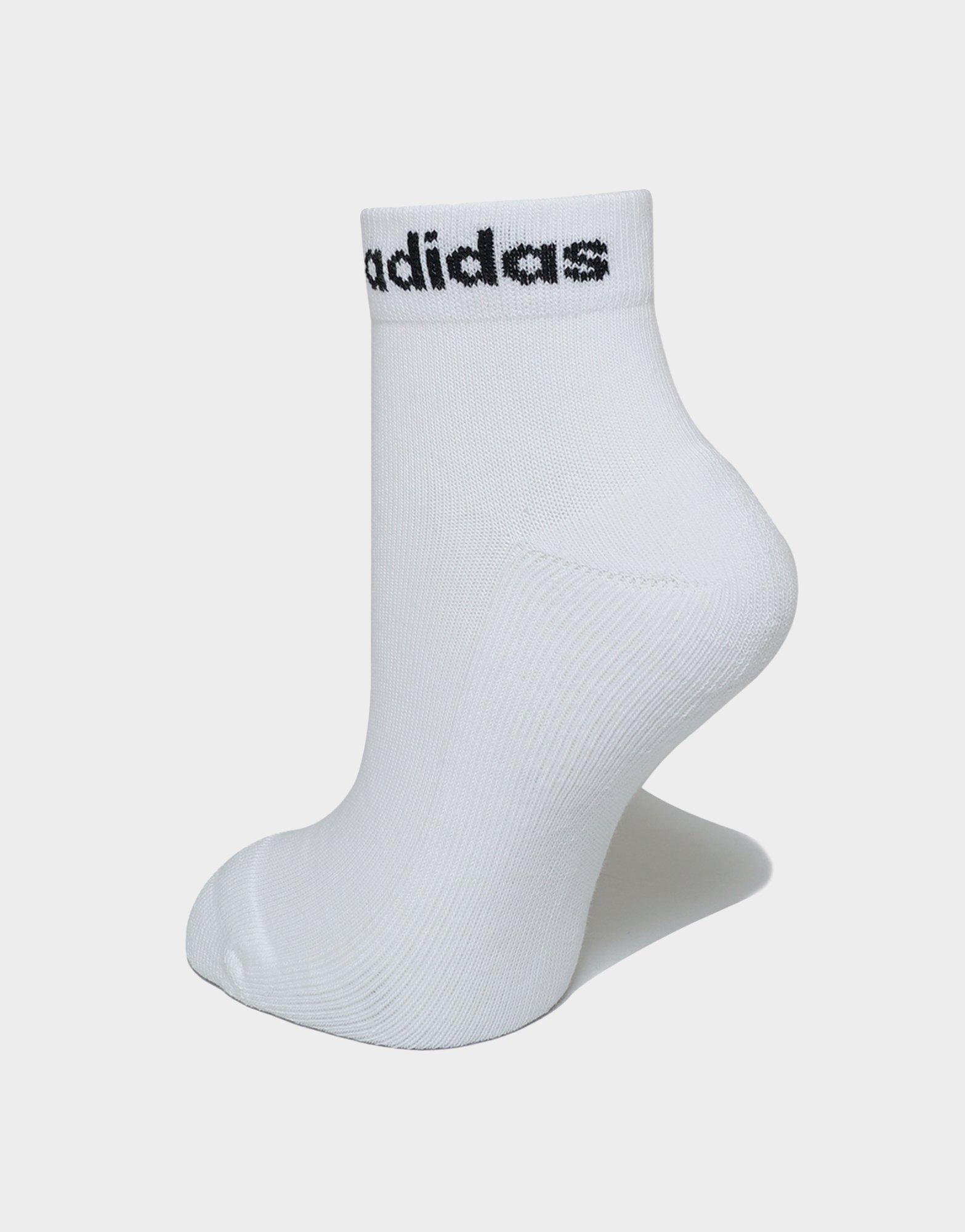 adidas Linear Gevoerde Enkelsokken 3 Paar
