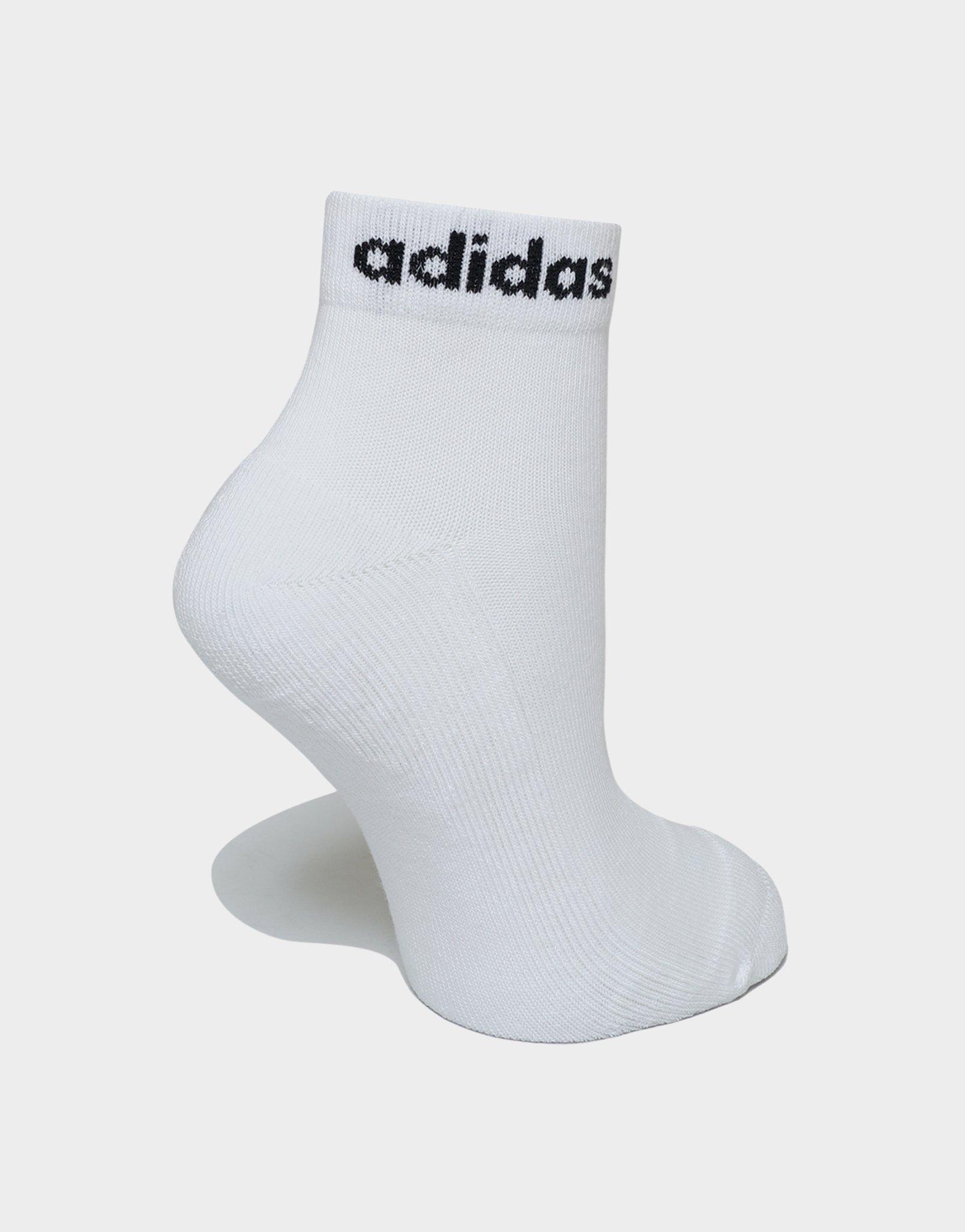 adidas Linear Gevoerde Enkelsokken 3 Paar