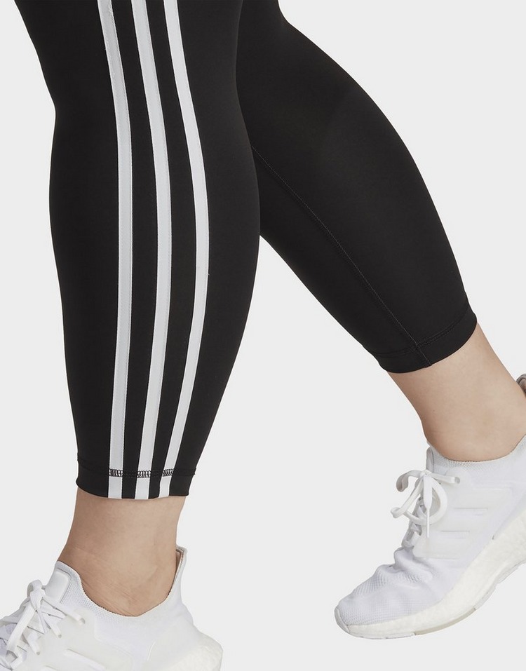 adidas Train Essentials 3-Stripes High-Waisted 7/8 Leggings (Plus Size)