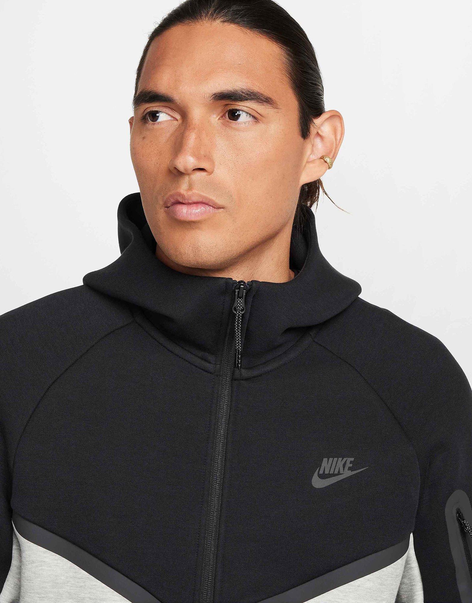 Nike Tech Windrunner herenjack van fleece met rits over de hele lengte Tech
