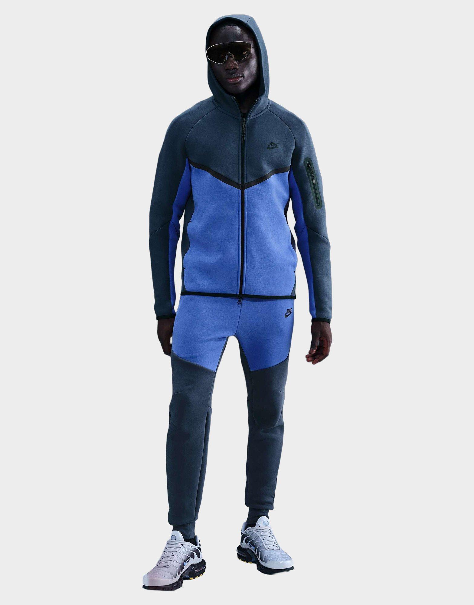 Nike Tech Windrunner herenjack van fleece met rits over de hele lengte Tech