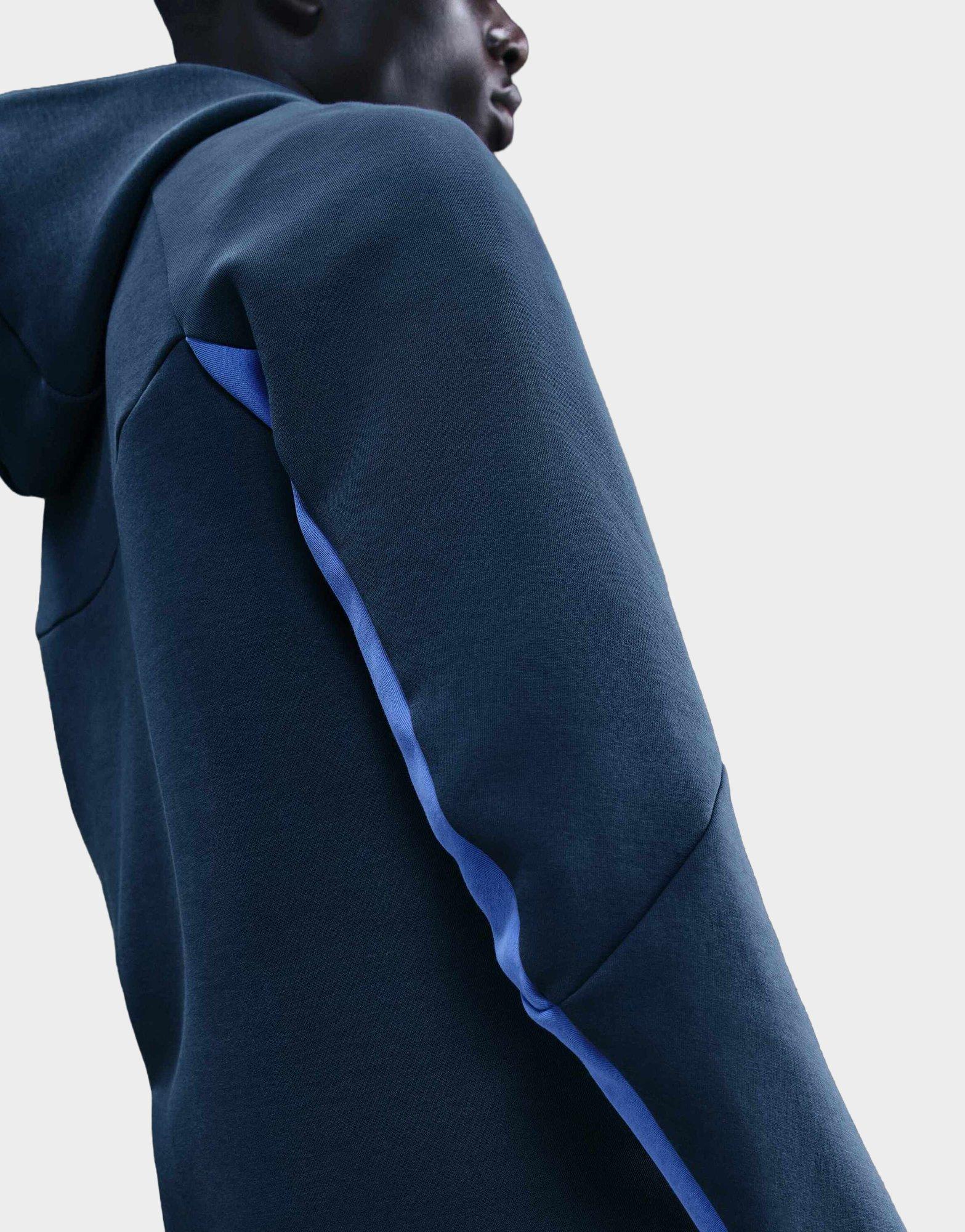 Nike Tech Windrunner herenjack van fleece met rits over de hele lengte Tech