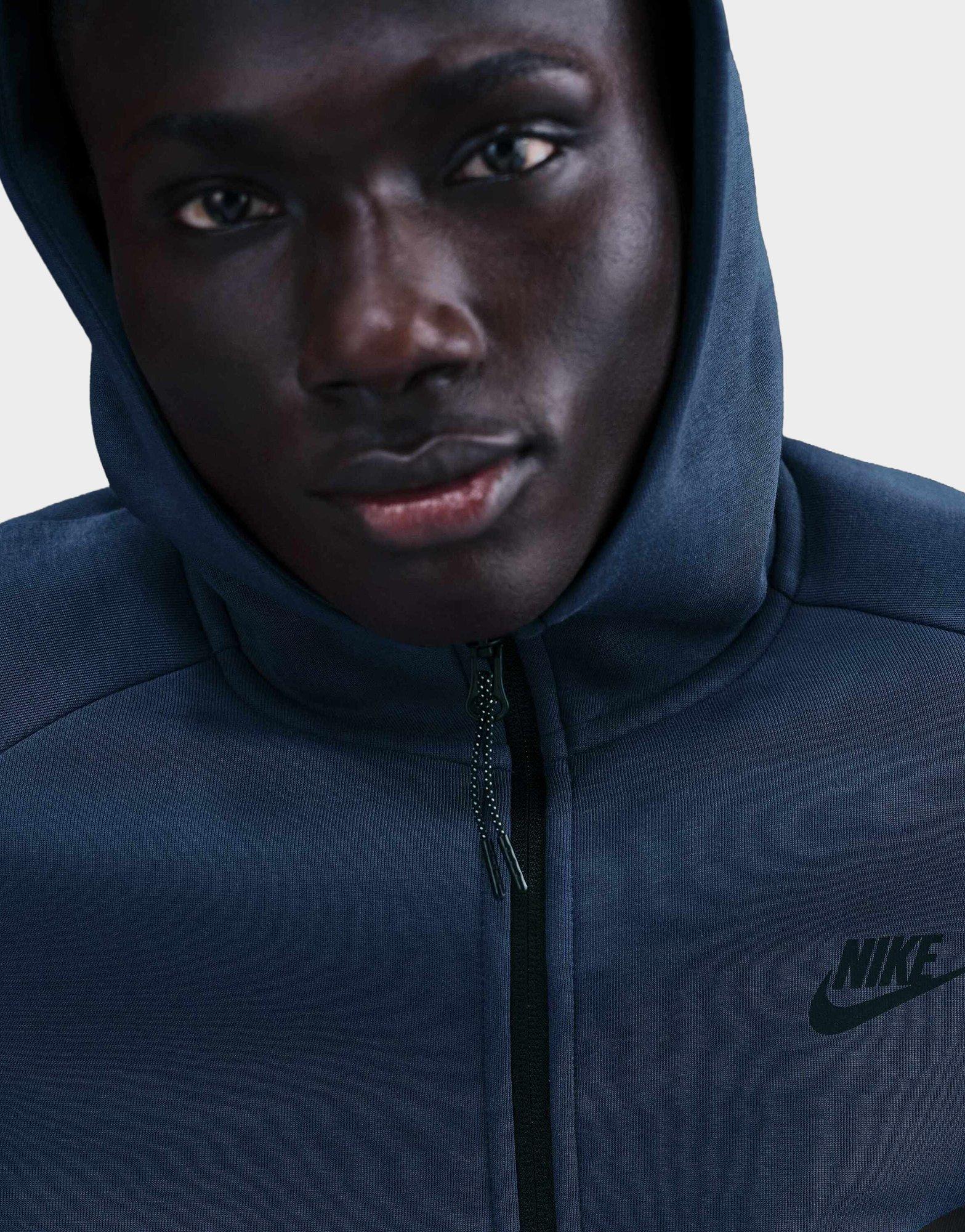Nike Tech Windrunner herenjack van fleece met rits over de hele lengte Tech