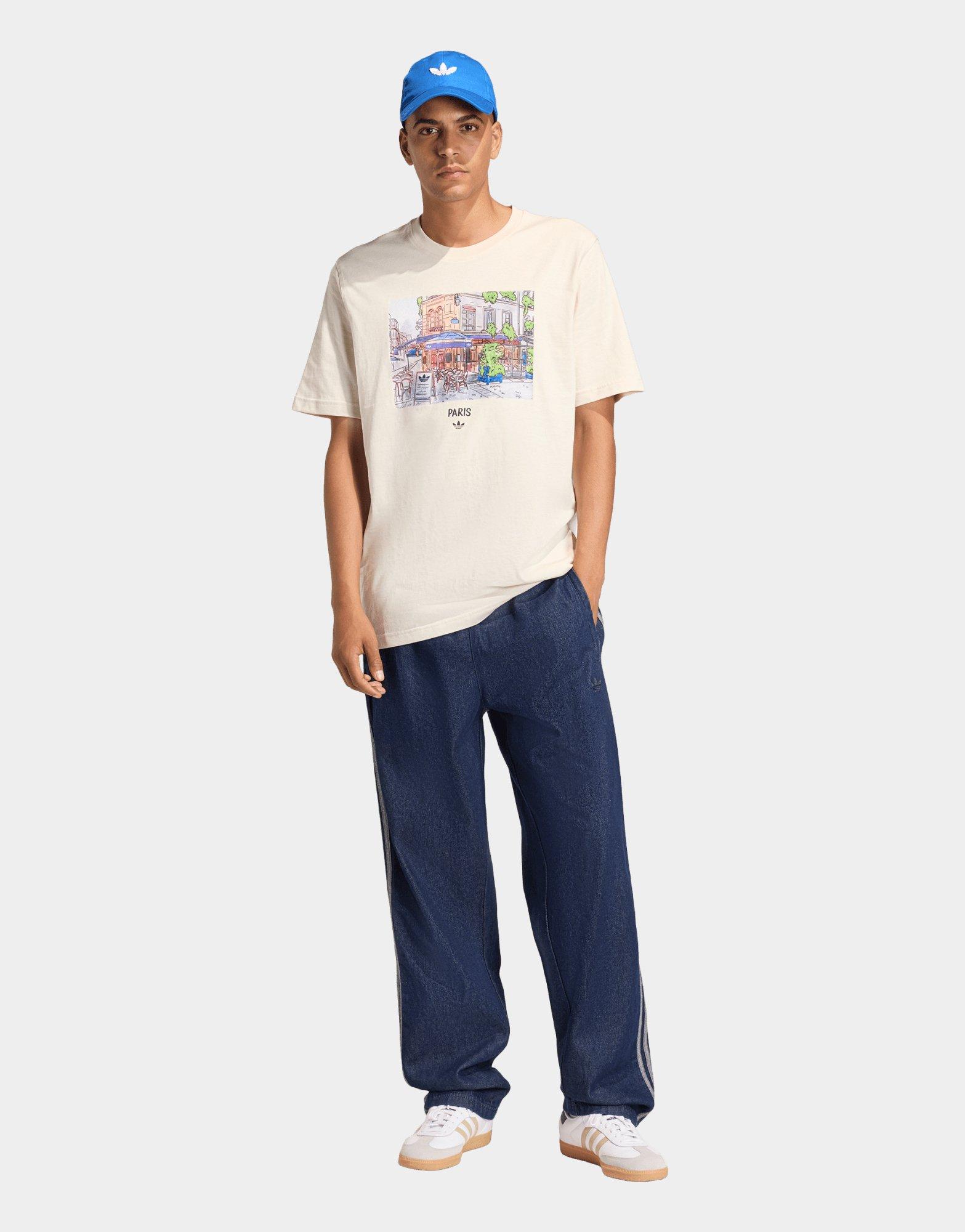 adidas PAINTING PARIS STREET VIEW GRAPHIC TEE