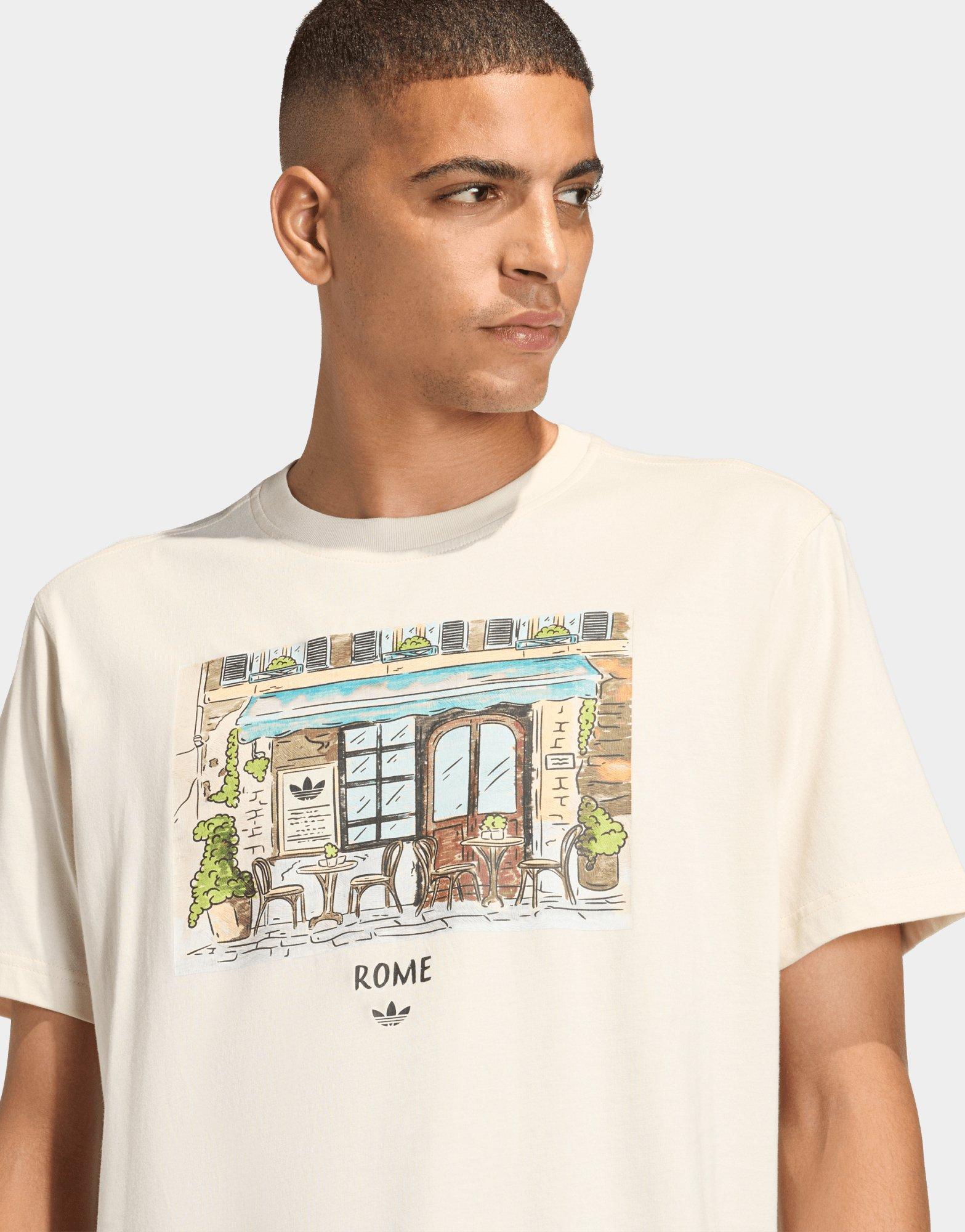 adidas PAINTING ROME SHOP GRAPHIC TEE