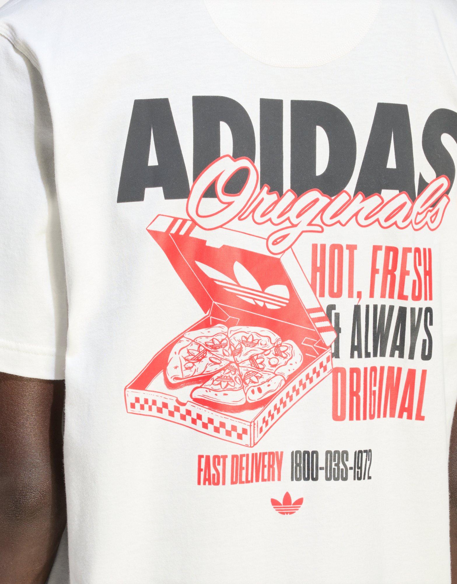 adidas NEW PIZZA BOX GRAPHIC TEE