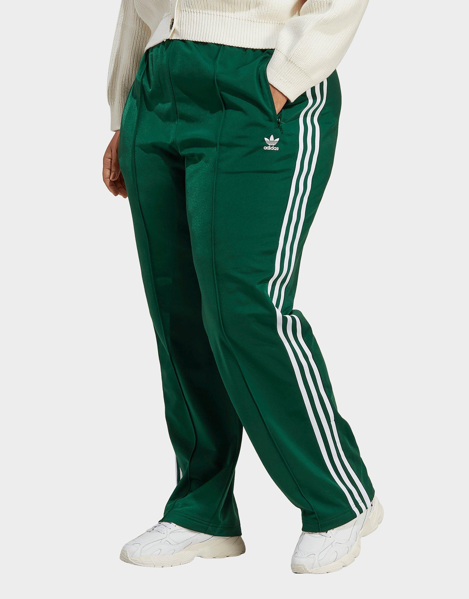 Green adidas Adicolor Classics Firebird Track Pants (Plus Size