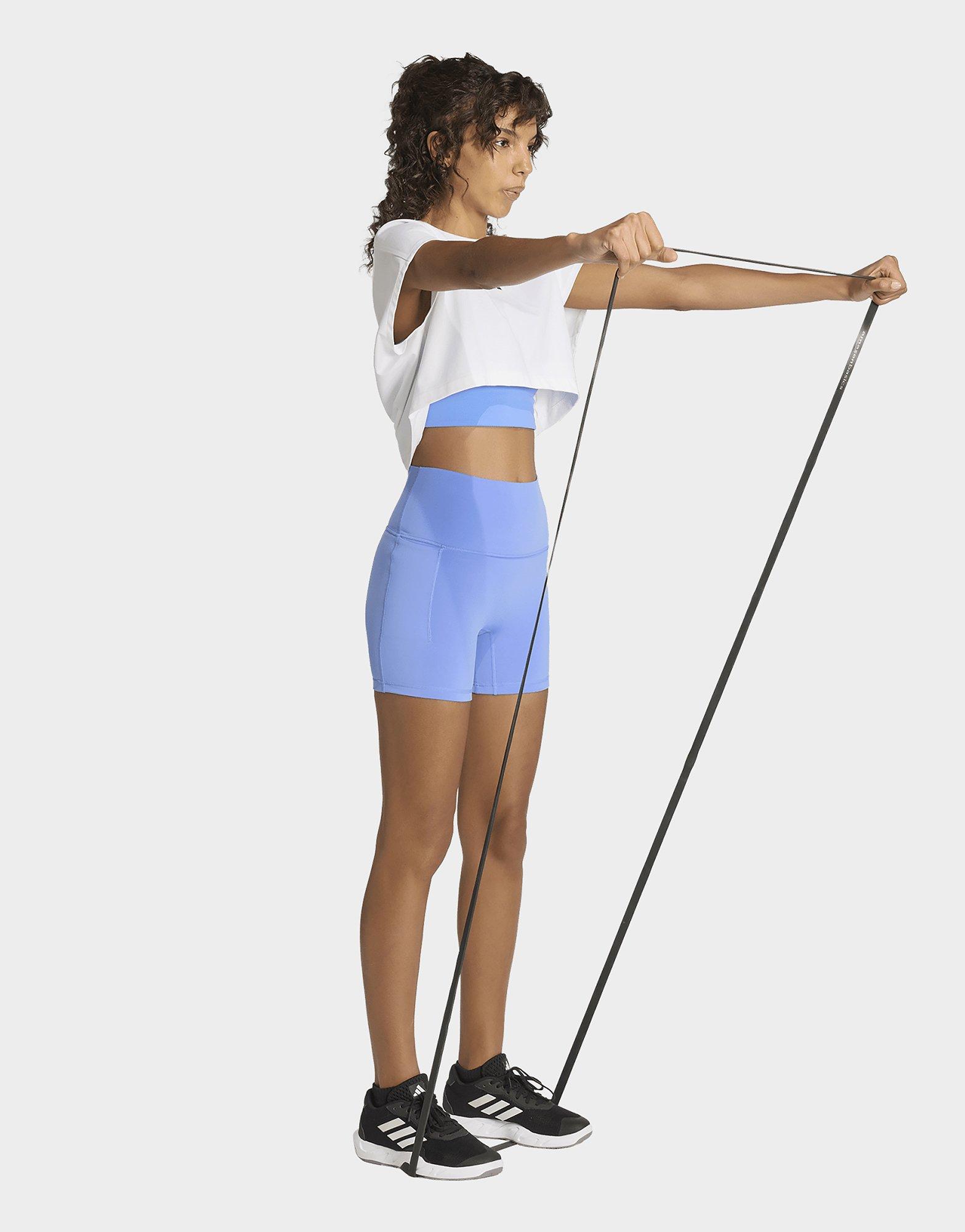 adidas 3-Streifen Studio All Me Booty Leggings, kurz