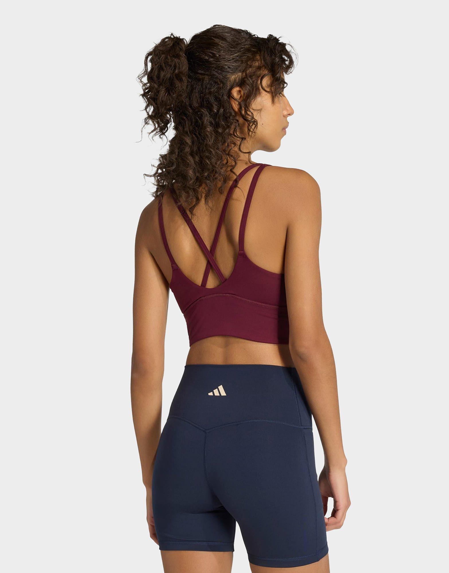 adidas Brassière 3 bandes Studio All Me Maintien léger