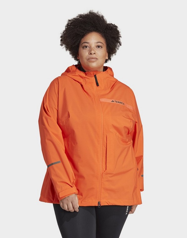 Regelen optie Accountant Orange adidas Terrex Multi RAIN.RDY 2.5-Layer Rain Jacket (Plus Size) | JD  Sports UK
