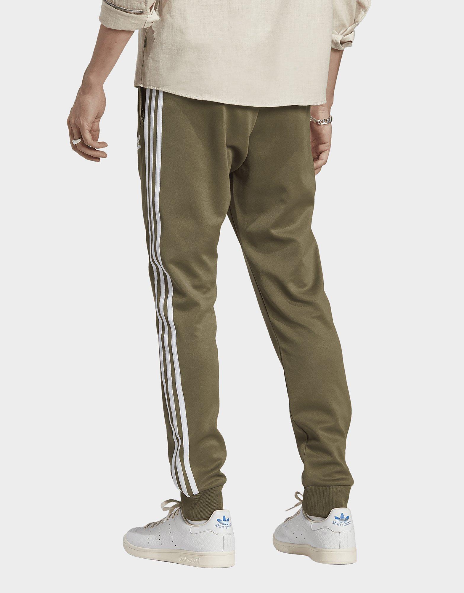 Olive adidas track store pants