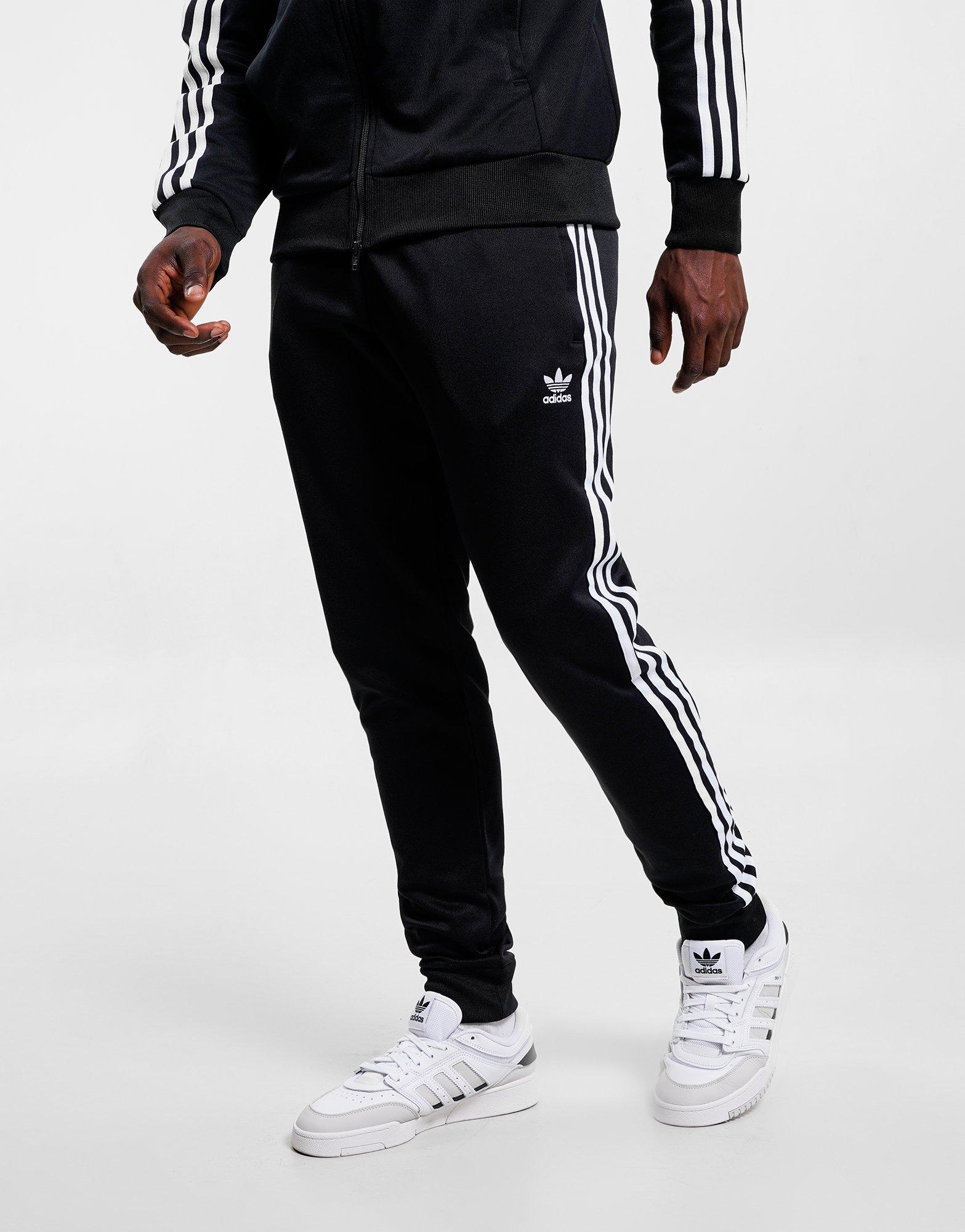 Adidas originals women's outlet superstar track pant black