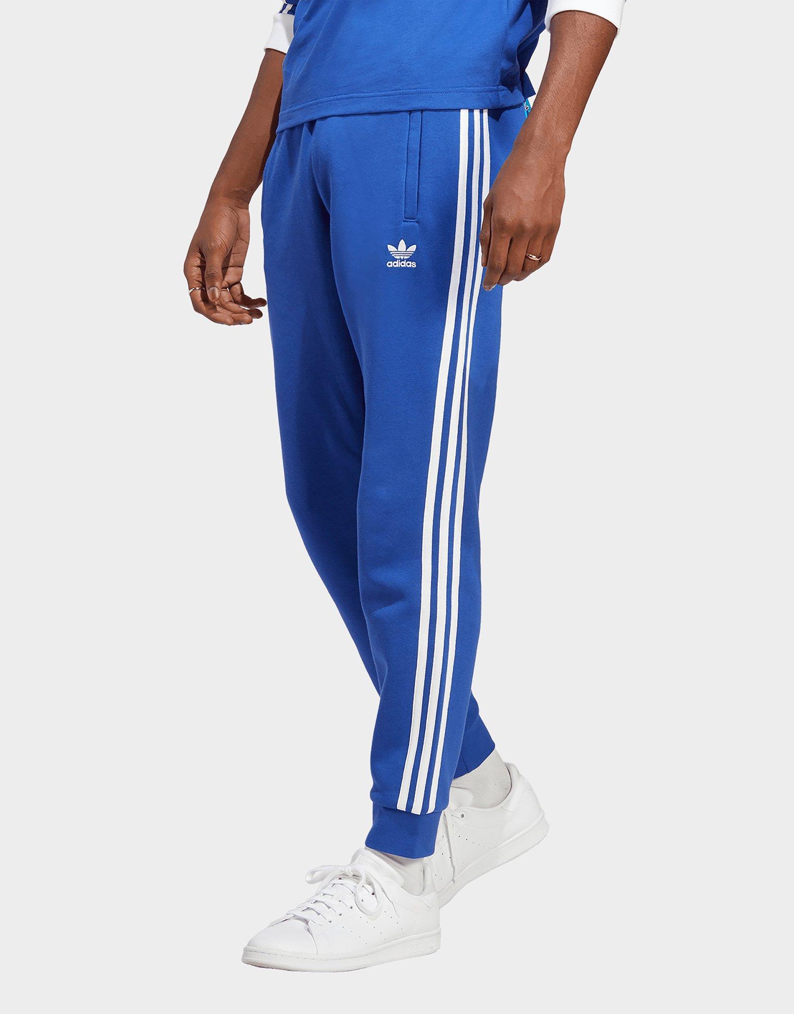 adidas originals adicolor jogger à trois bandes bleu