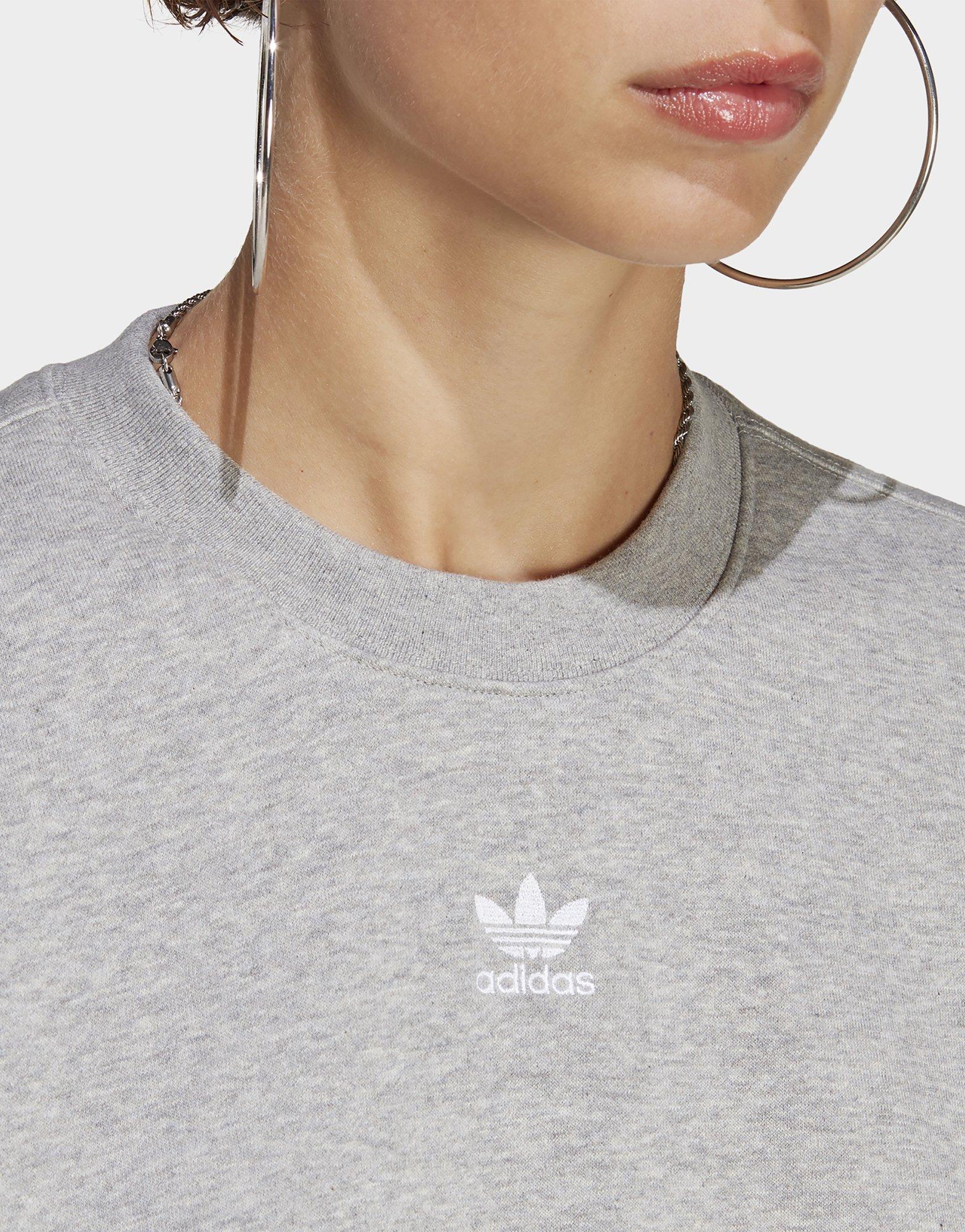 Adidas originals trefoil crewneck sweatshirt hotsell