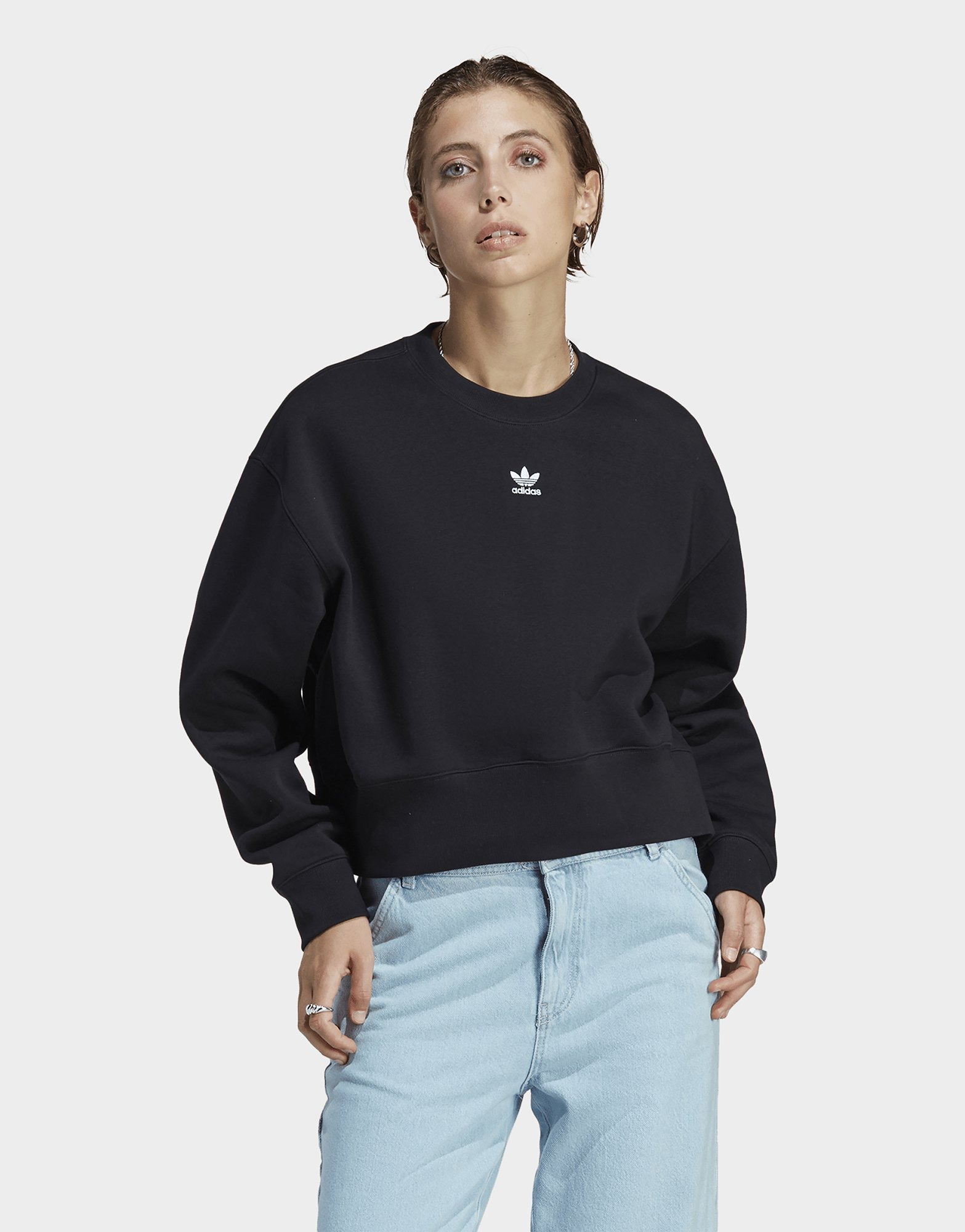 adidas adicolor Essentials Sweatshirt Schwarz JD Sports Deutschland