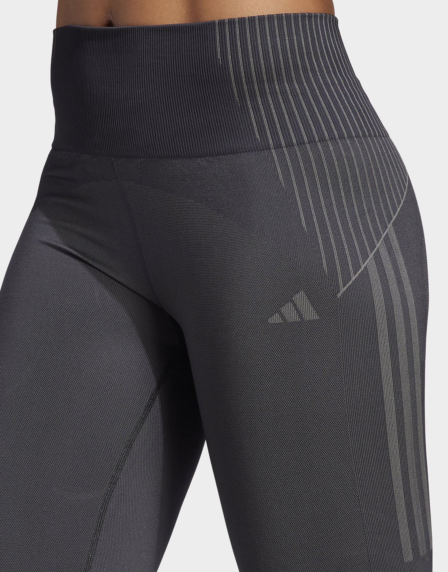 adidas, Seamless Branded 7/8 Leggings - Black