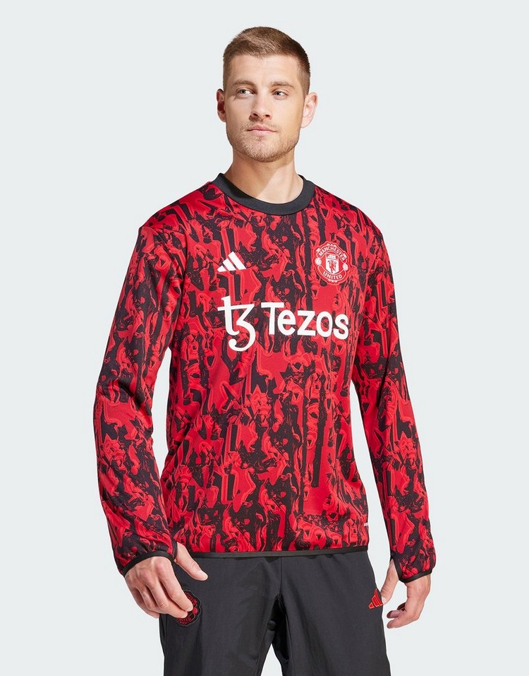 adidas Manchester United Pre-Match Warm Top