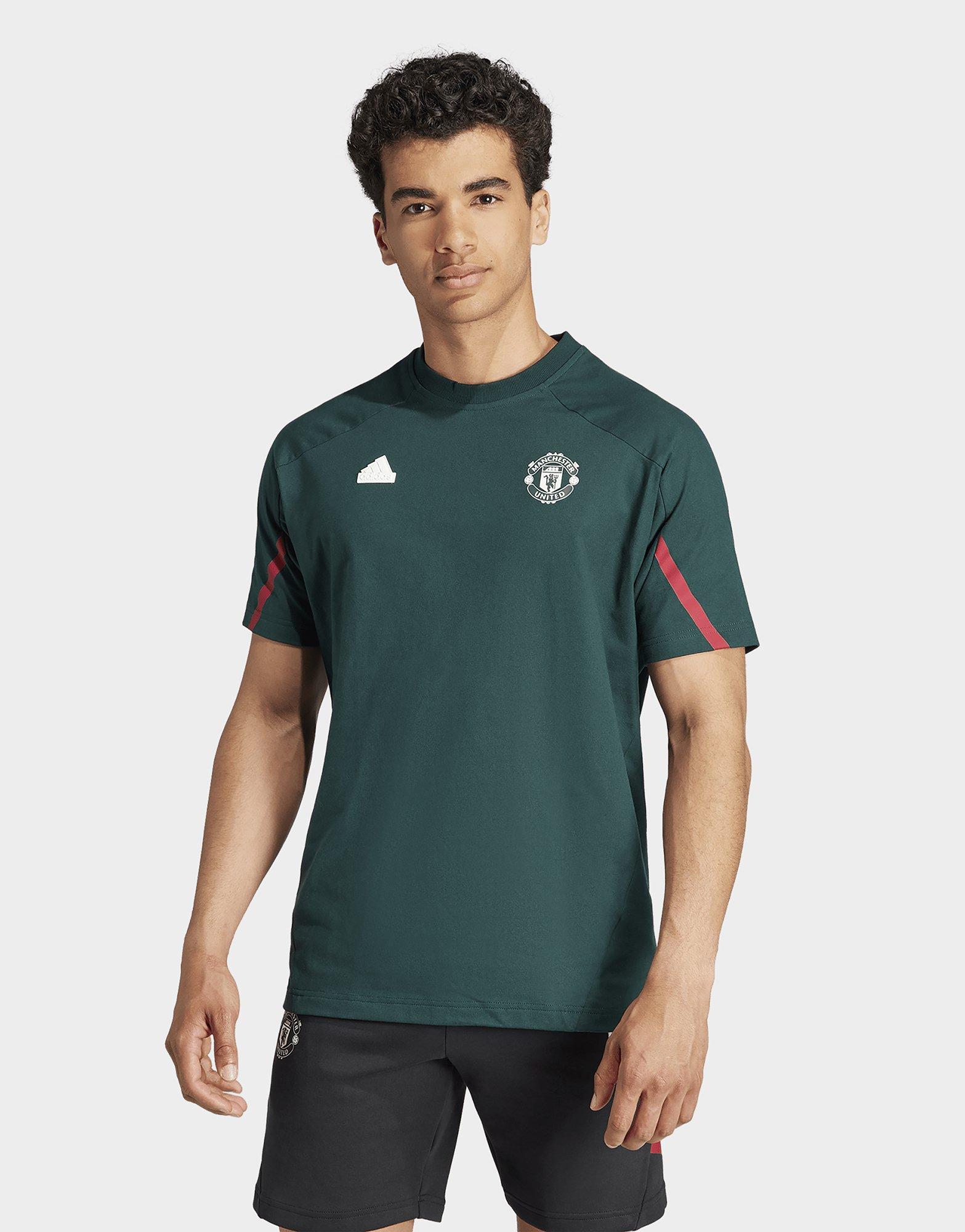 Green adidas Manchester United Designed for Gameday Tee | JD Sports UK