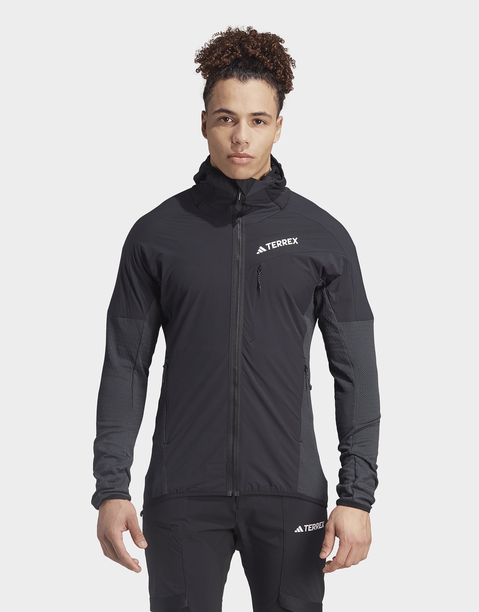 adidas TERREX Techrock Hooded Wind Fleecejacke Schwarz JD Sports Deutschland