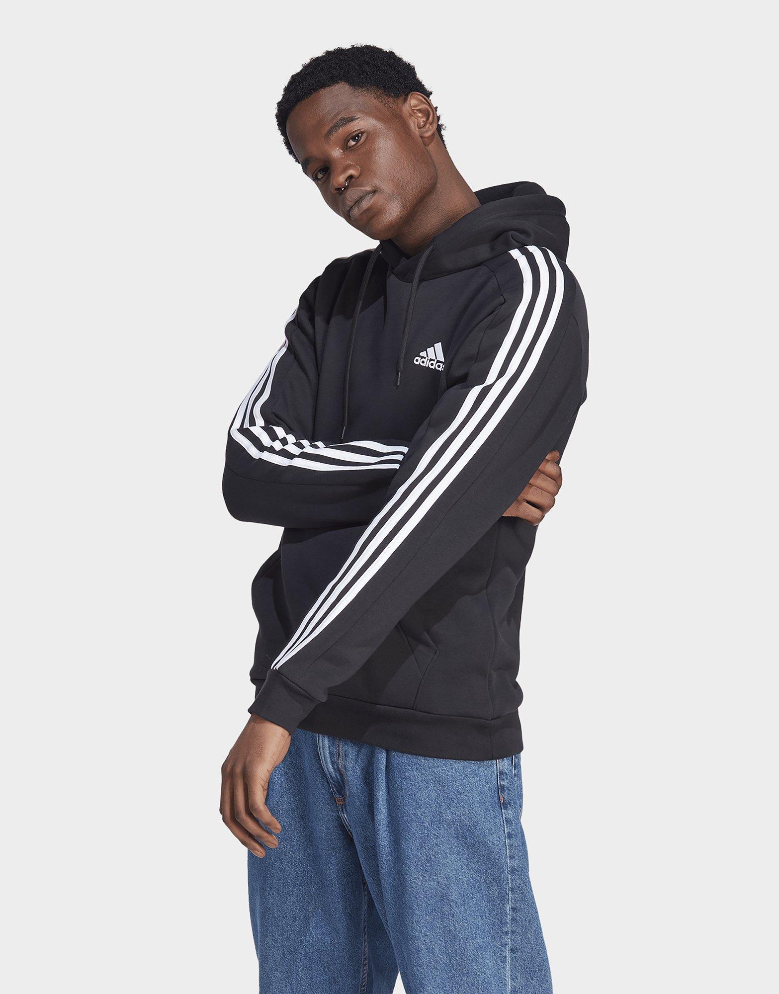 architect Thermisch taal Zwart adidas Essentials Fleece 3-Stripes Hoodie - JD Sports Nederland