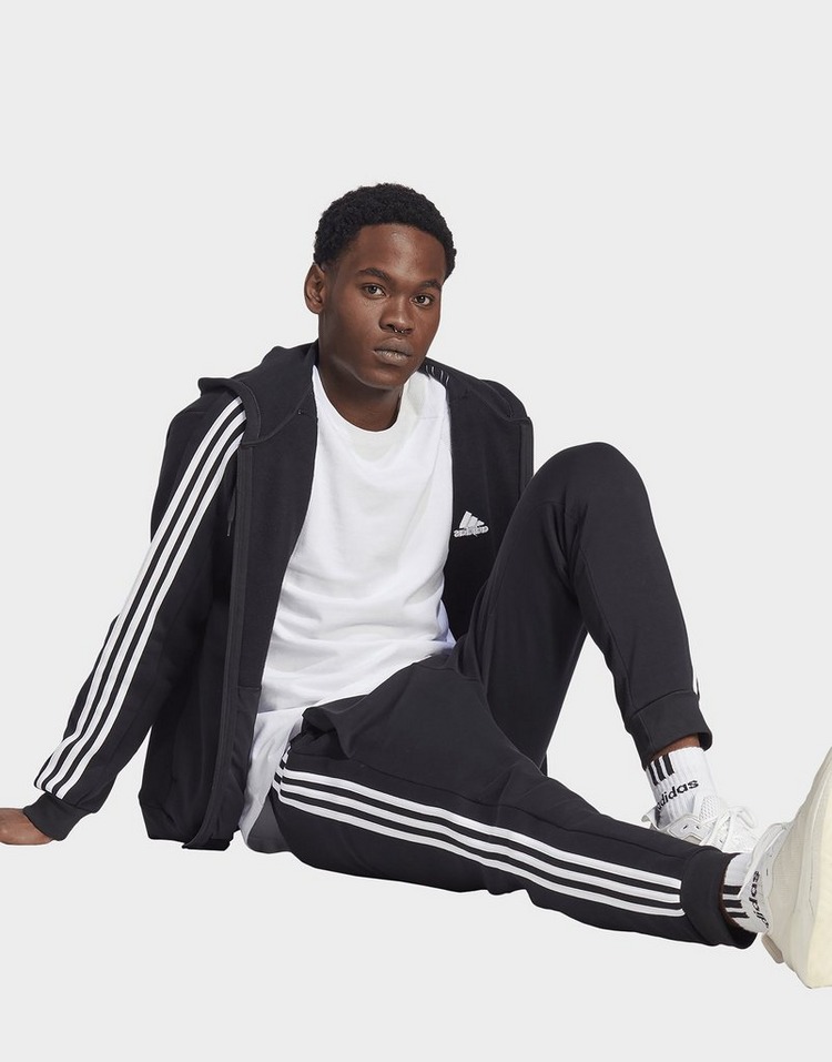 adidas Essentials Fleece 3-Stripes Full-Zip Hoodie