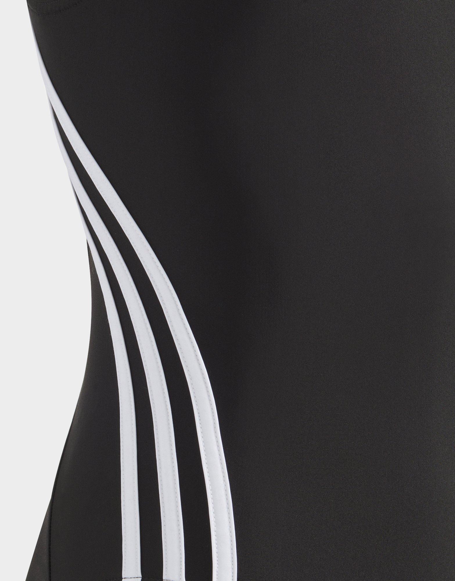 Black adidas 3Stripes Swimsuit JD Sports UK