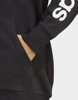 adidas Veste à capuche entièrement zippée en molleton Essentials Linear (Grandes tailles)