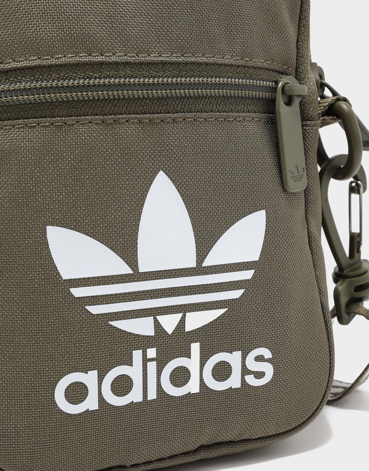 green adidas messenger bag
