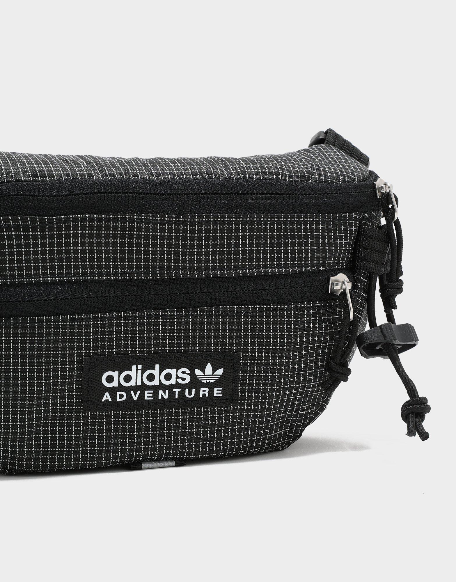 Black adidas Originals Adventure Waist Bag JD Sports UK